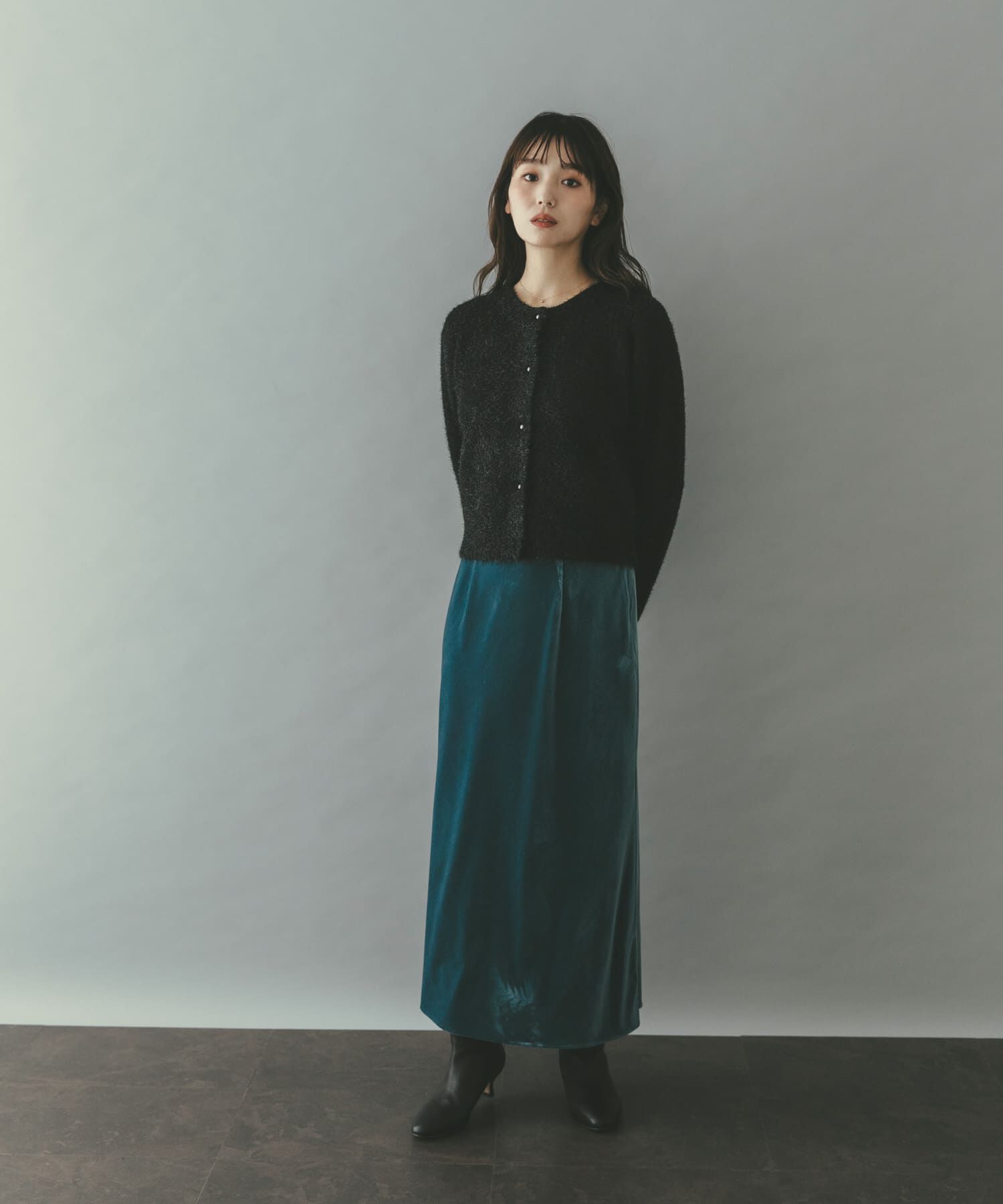 URBAN RESEARCH ROSSO「ラメシャギーカーディガン」|カーディガン|