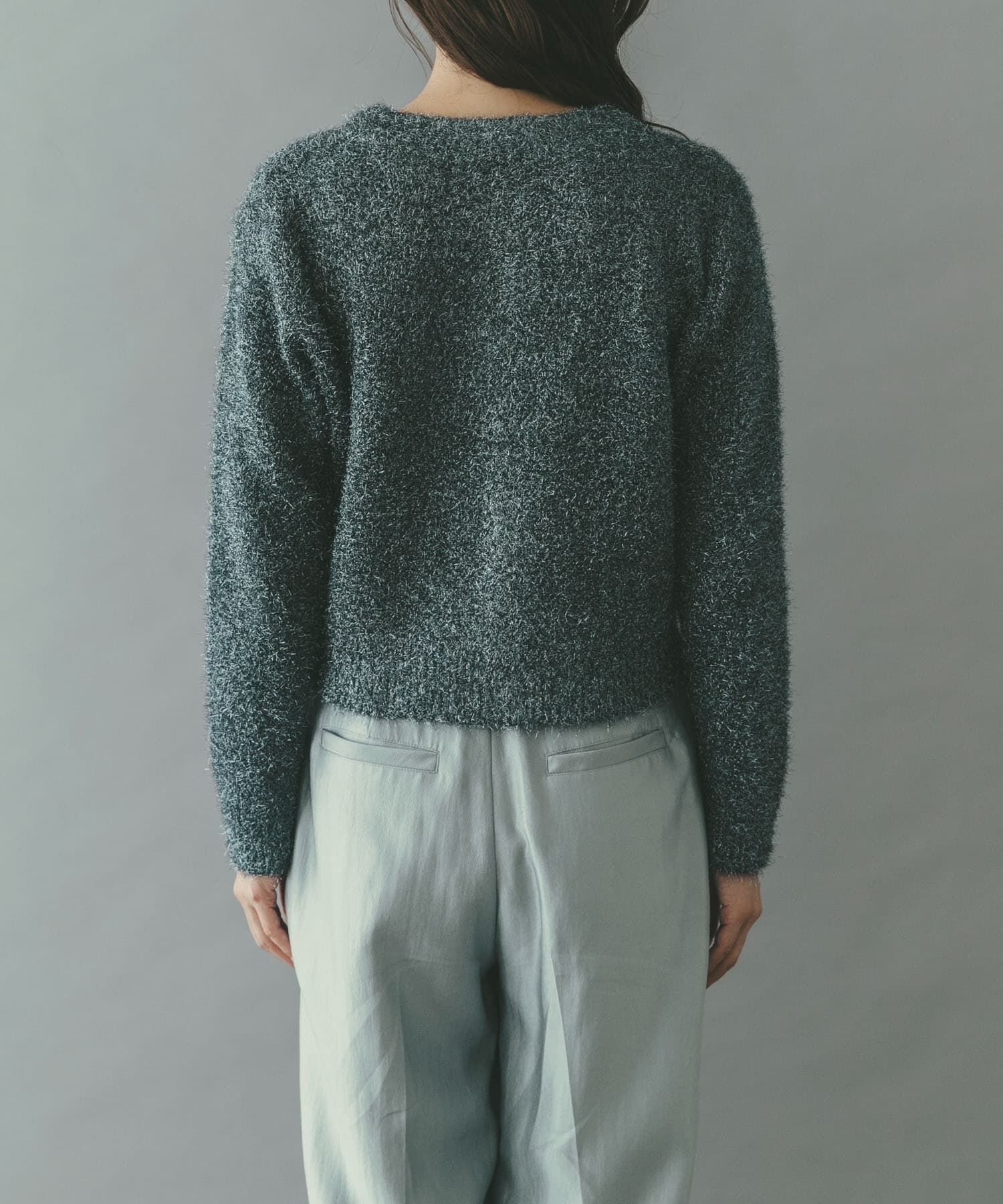 URBAN RESEARCH ROSSO「ラメシャギーカーディガン」|カーディガン|