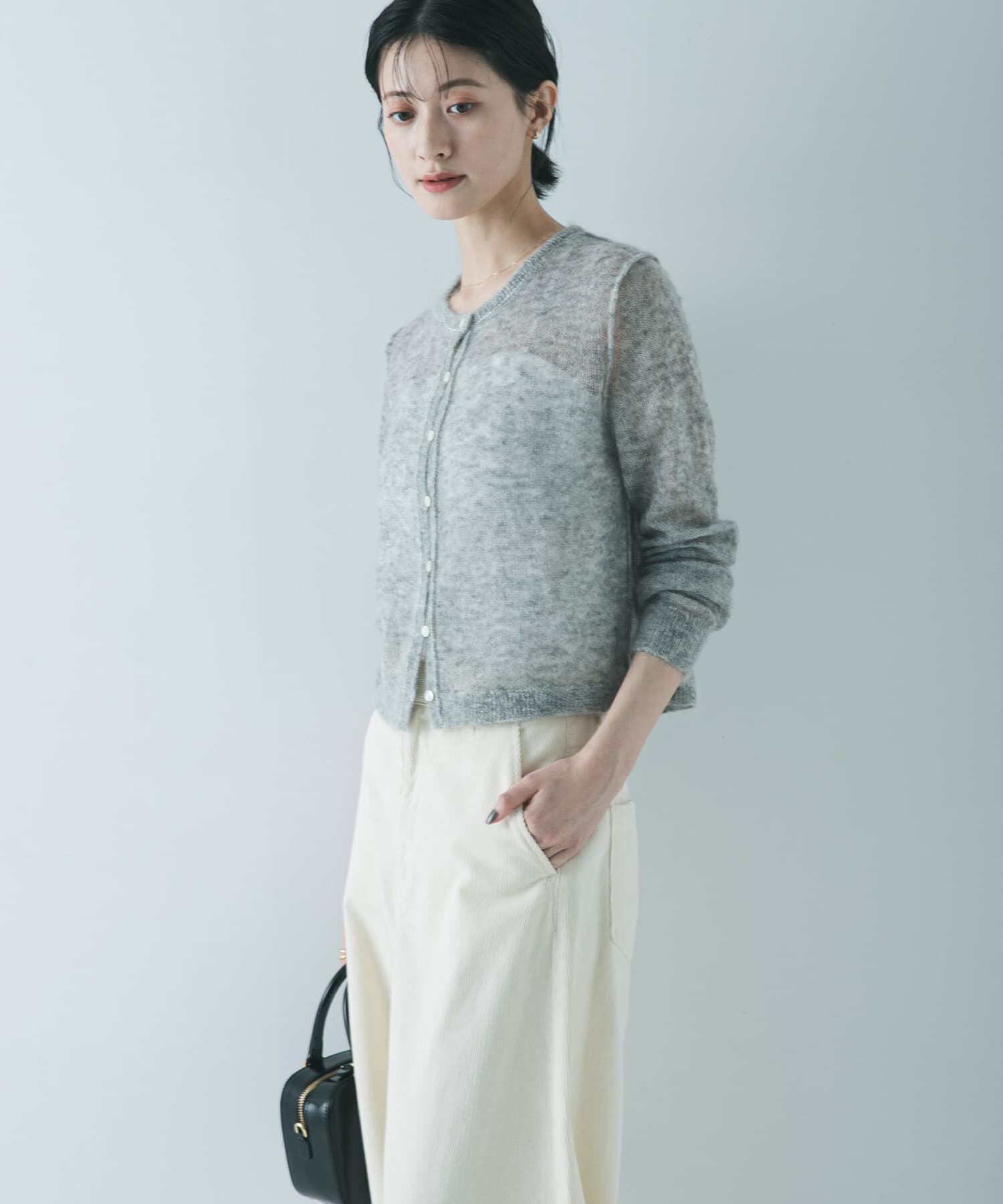 URBAN RESEARCH「シアーモヘヤカーディガン」|カーディガン|