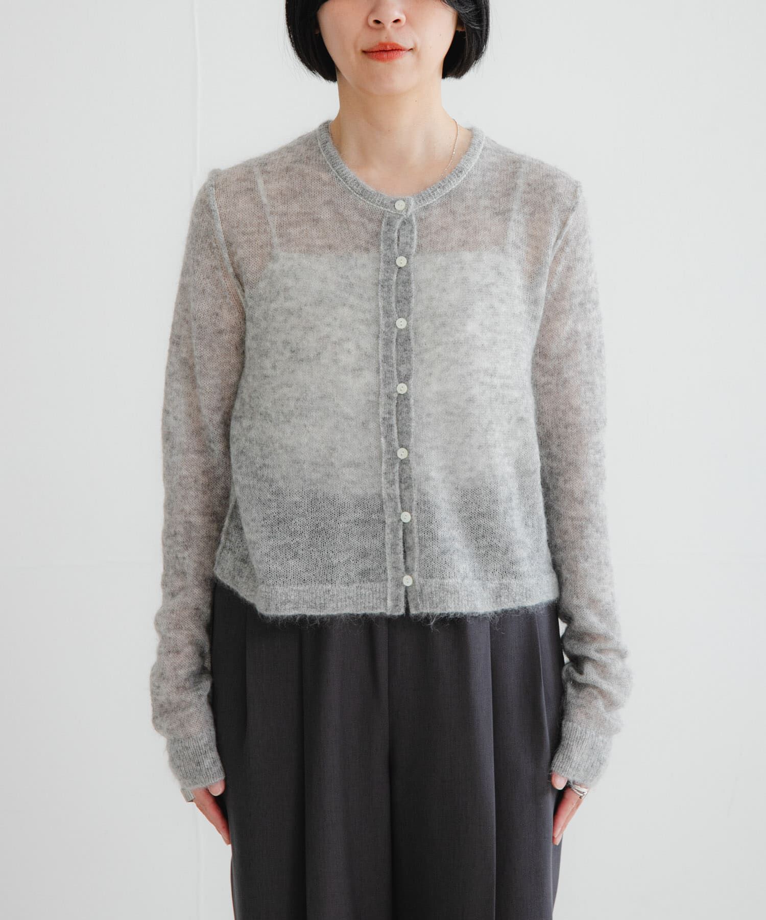 URBAN RESEARCH「シアーモヘヤカーディガン」|カーディガン|