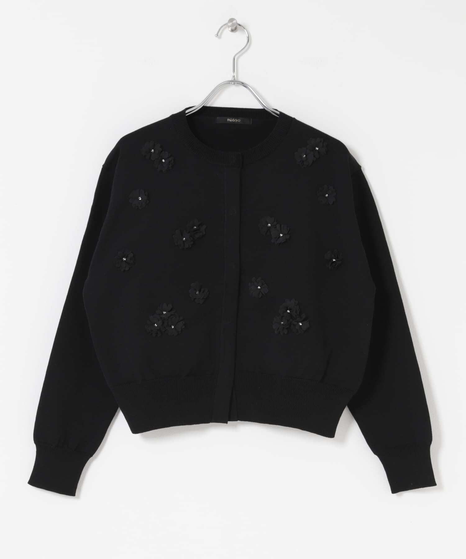 URBAN RESEARCH ROSSO「フラワーモチーフカーディガン」|カーディガン|