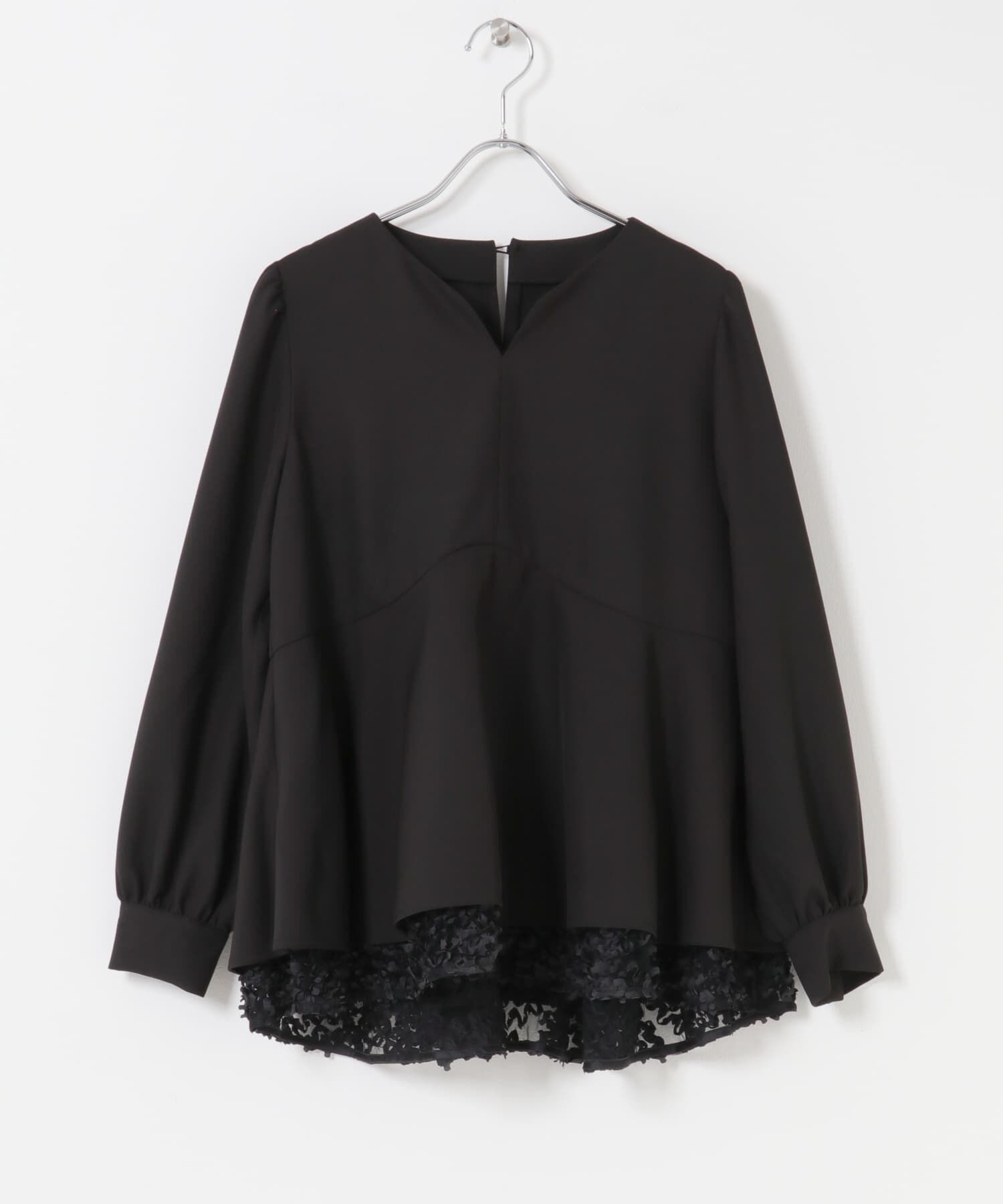 URBAN RESEARCH ROSSO「『WEB限定』レイヤードペプラムブラウス」|シャツ・ブラウス|