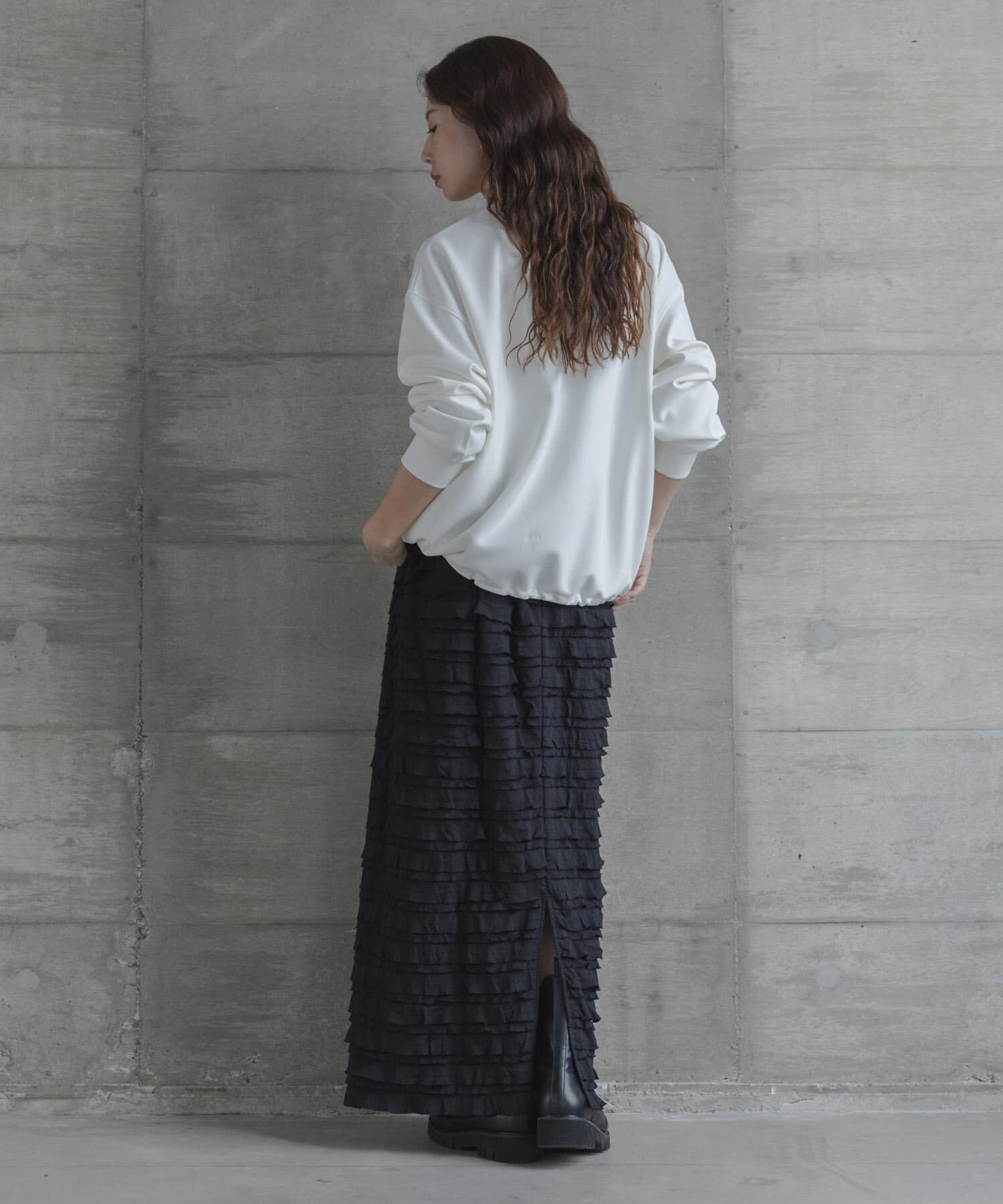 Sonny Label 「カットジョーゼットドロストプルオーバー」|Tシャツ・カットソー|