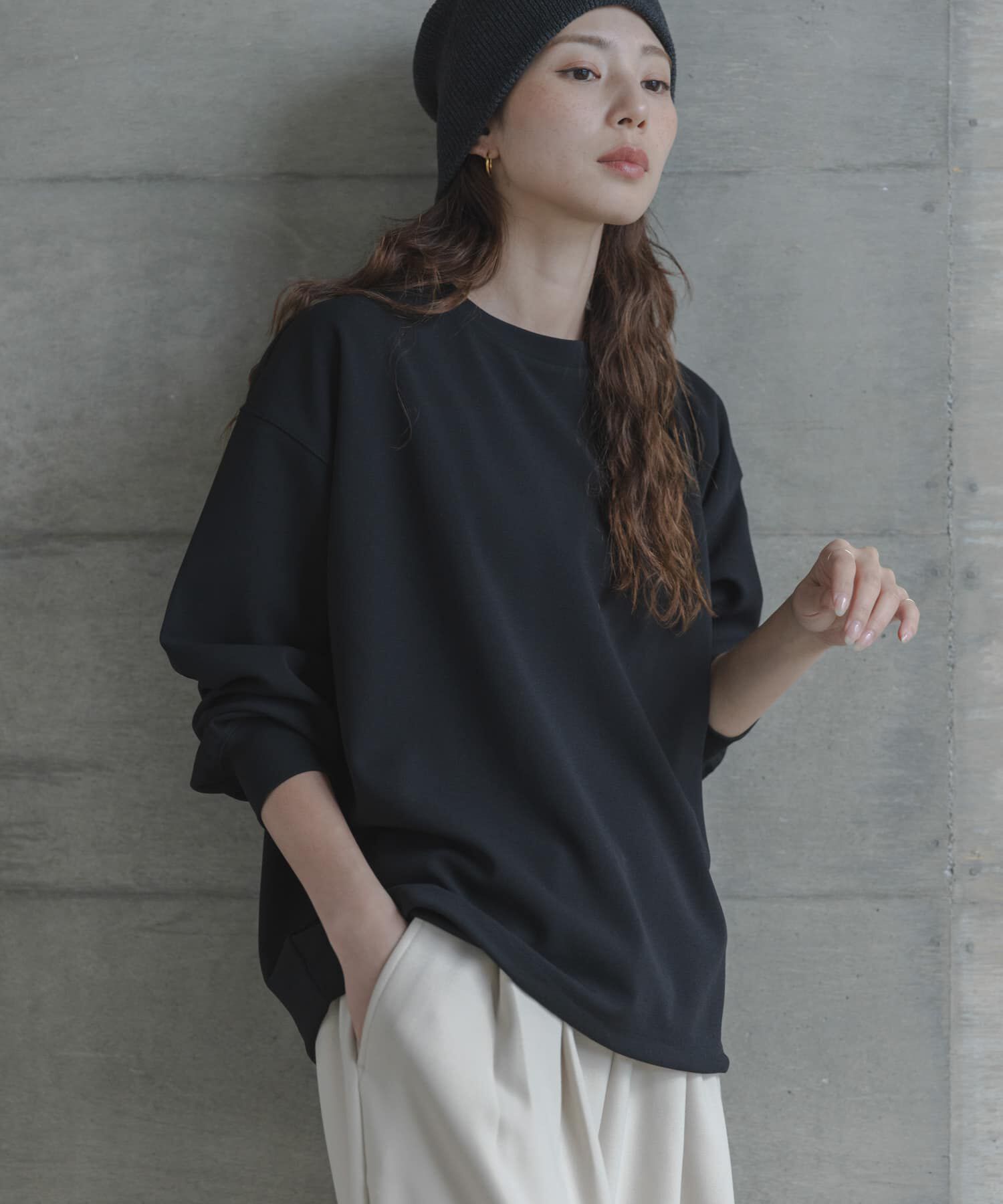 Sonny Label 「カットジョーゼットドロストプルオーバー」|Tシャツ・カットソー|