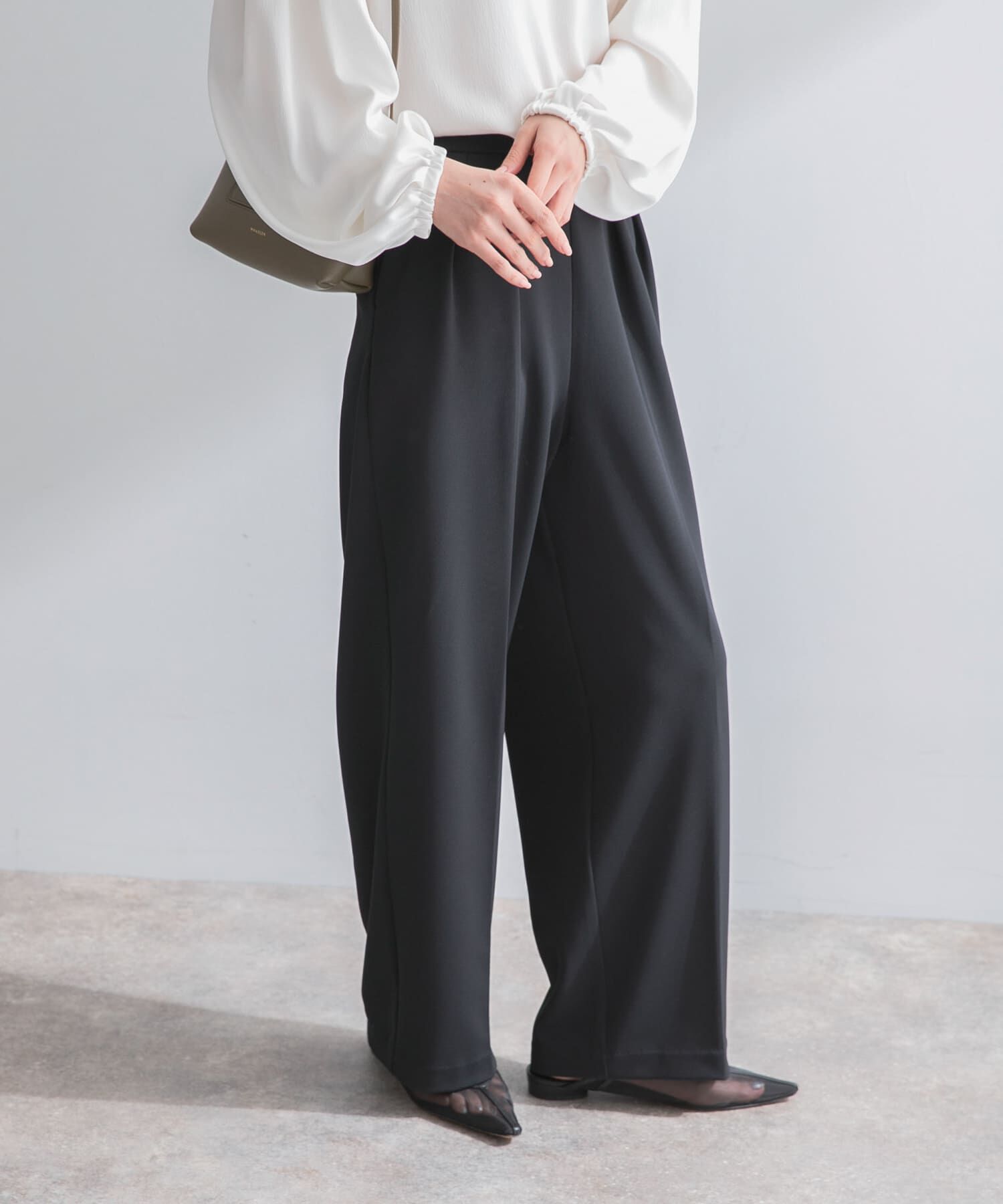 URBAN RESEARCH ROSSO「ストレッチツイルタックストレートパンツ」|その他|