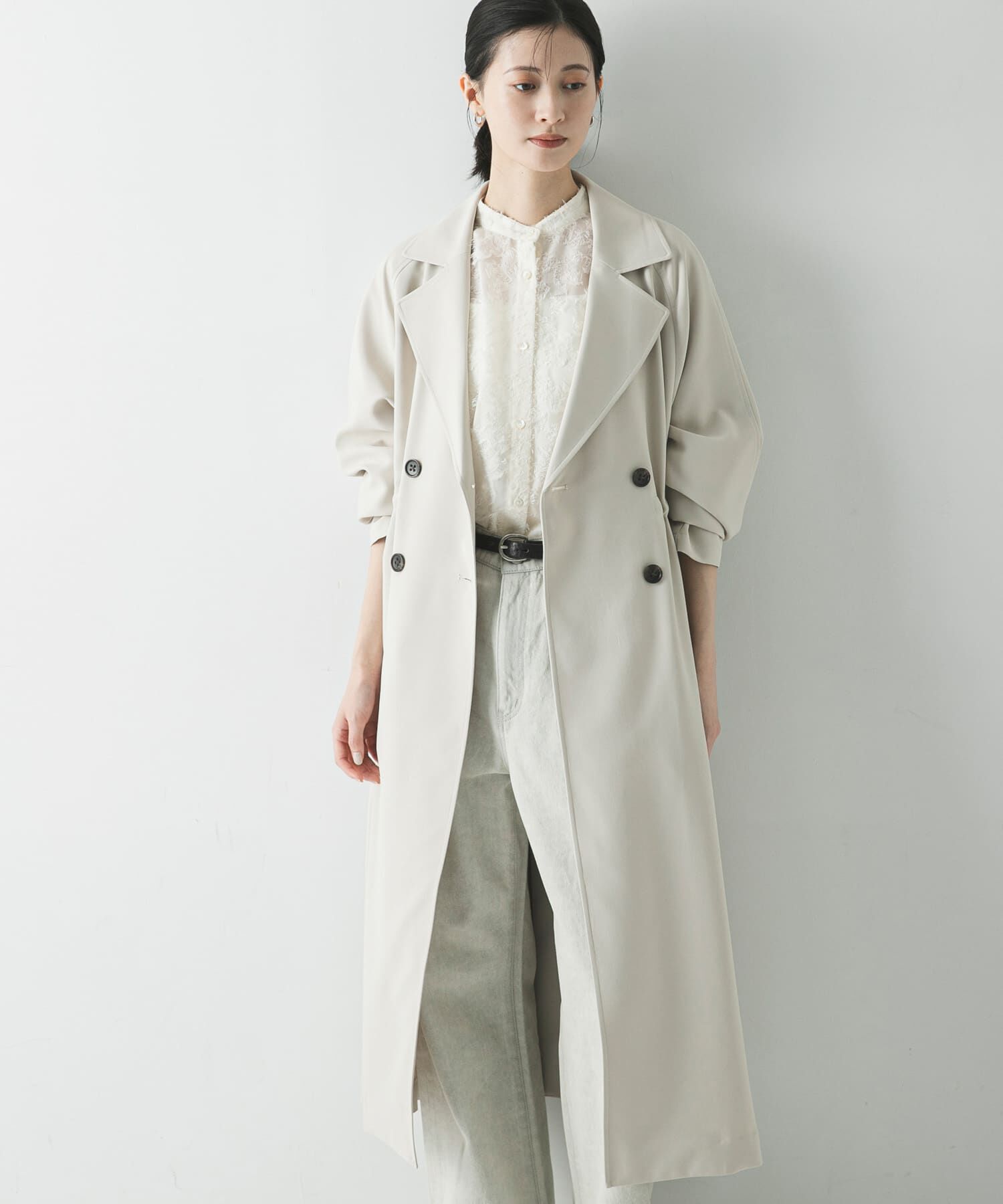 URBAN RESEARCH「『撥水/UVカット』ドロストトレンチコート」|トレンチコート|