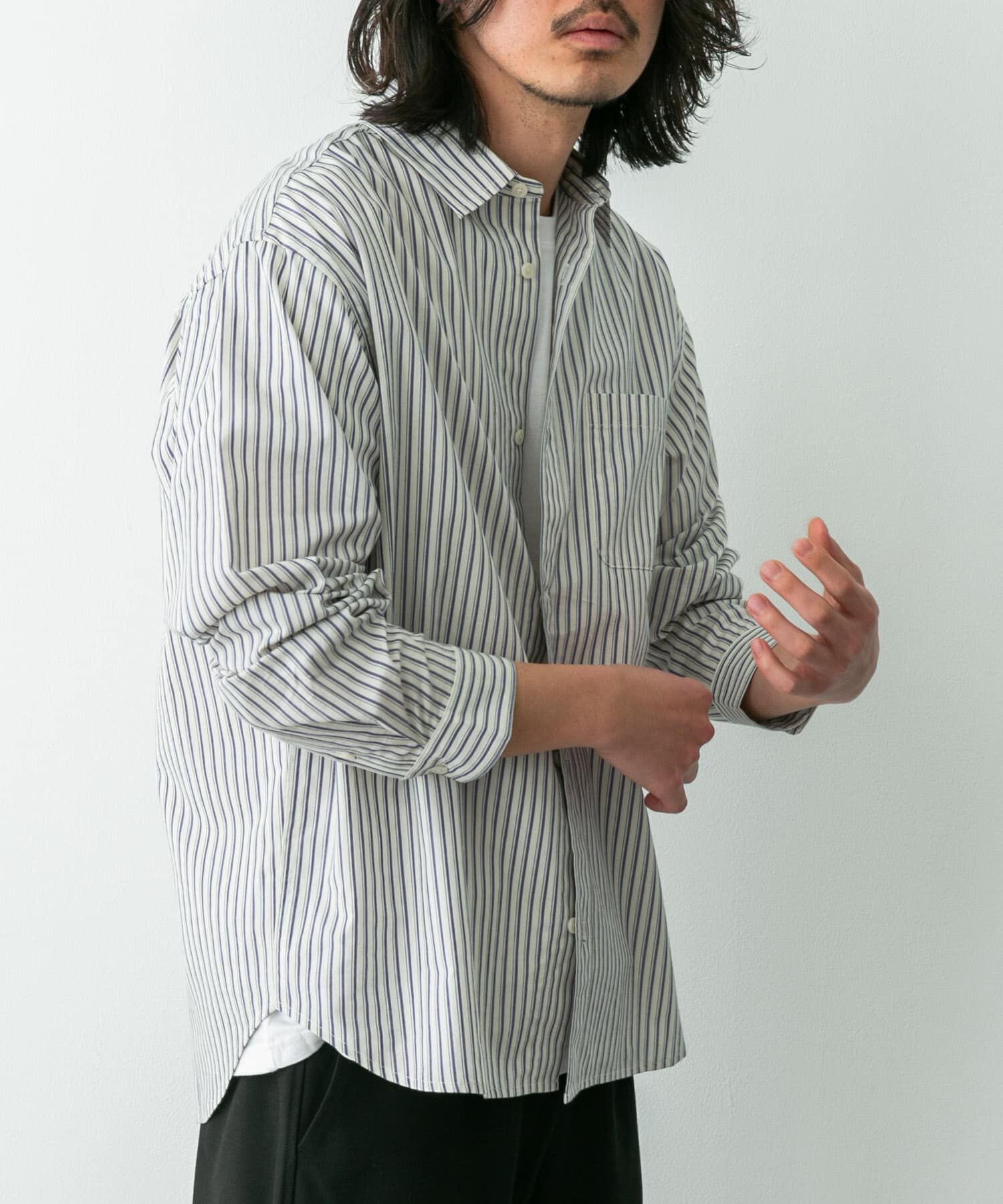 Sonny Label 「ストライプレギュラーカラーシャツ」|シャツ・ブラウス|