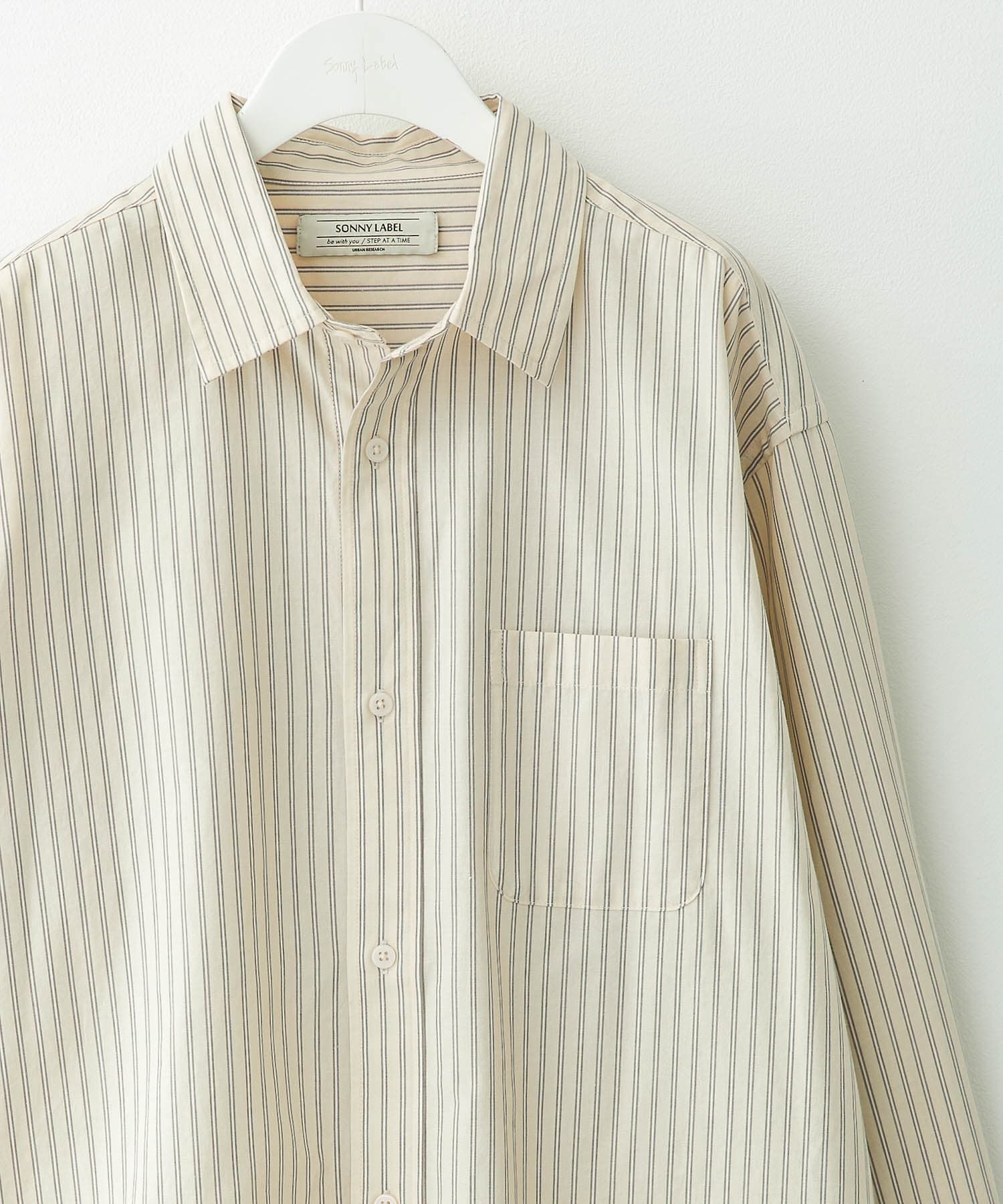 Sonny Label 「ストライプレギュラーカラーシャツ」|シャツ・ブラウス|オフホワイト