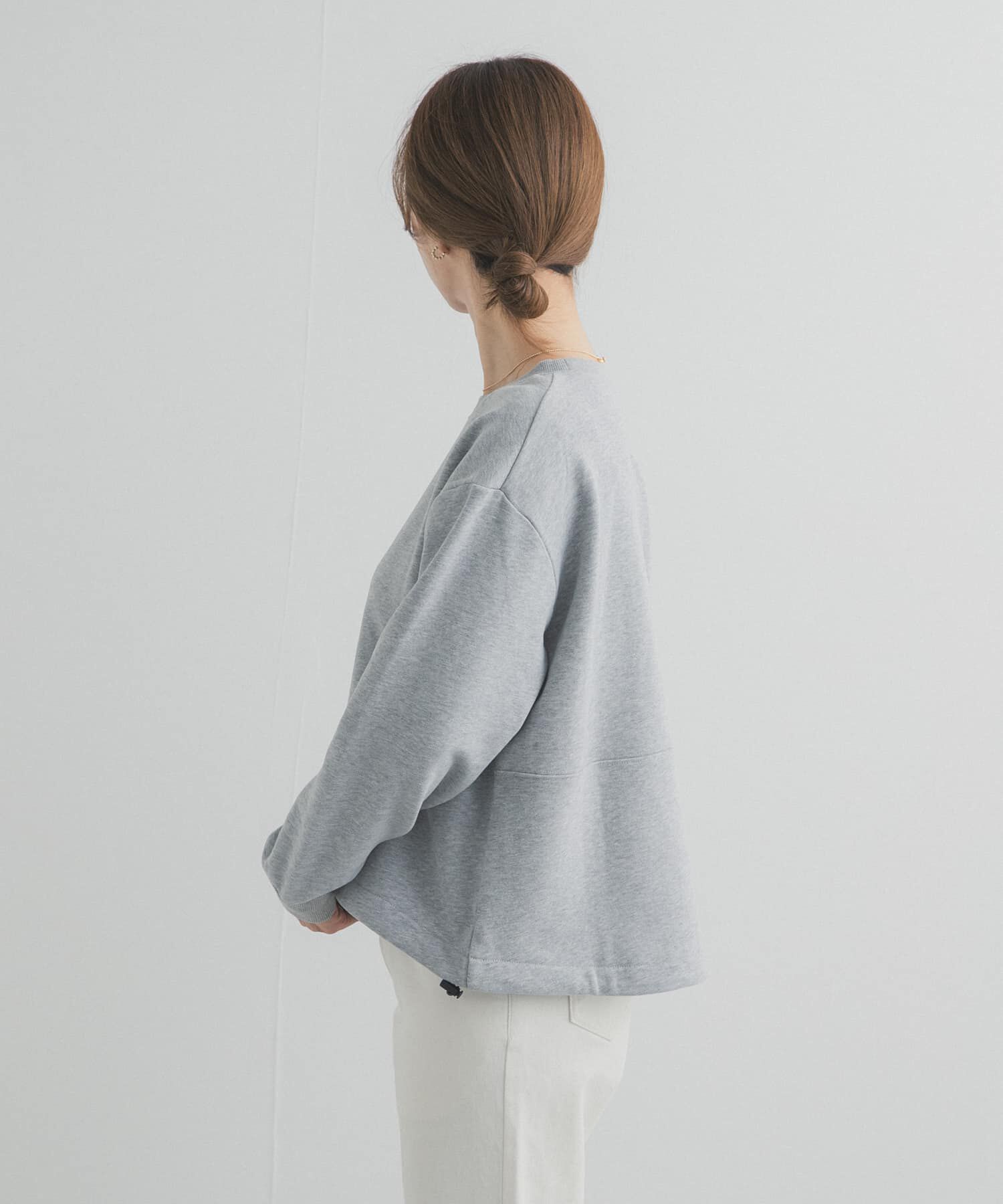 URBAN RESEARCH DOORS「コットンスウェットヘムドロストプルオーバー」|スウェット・ジャージ|