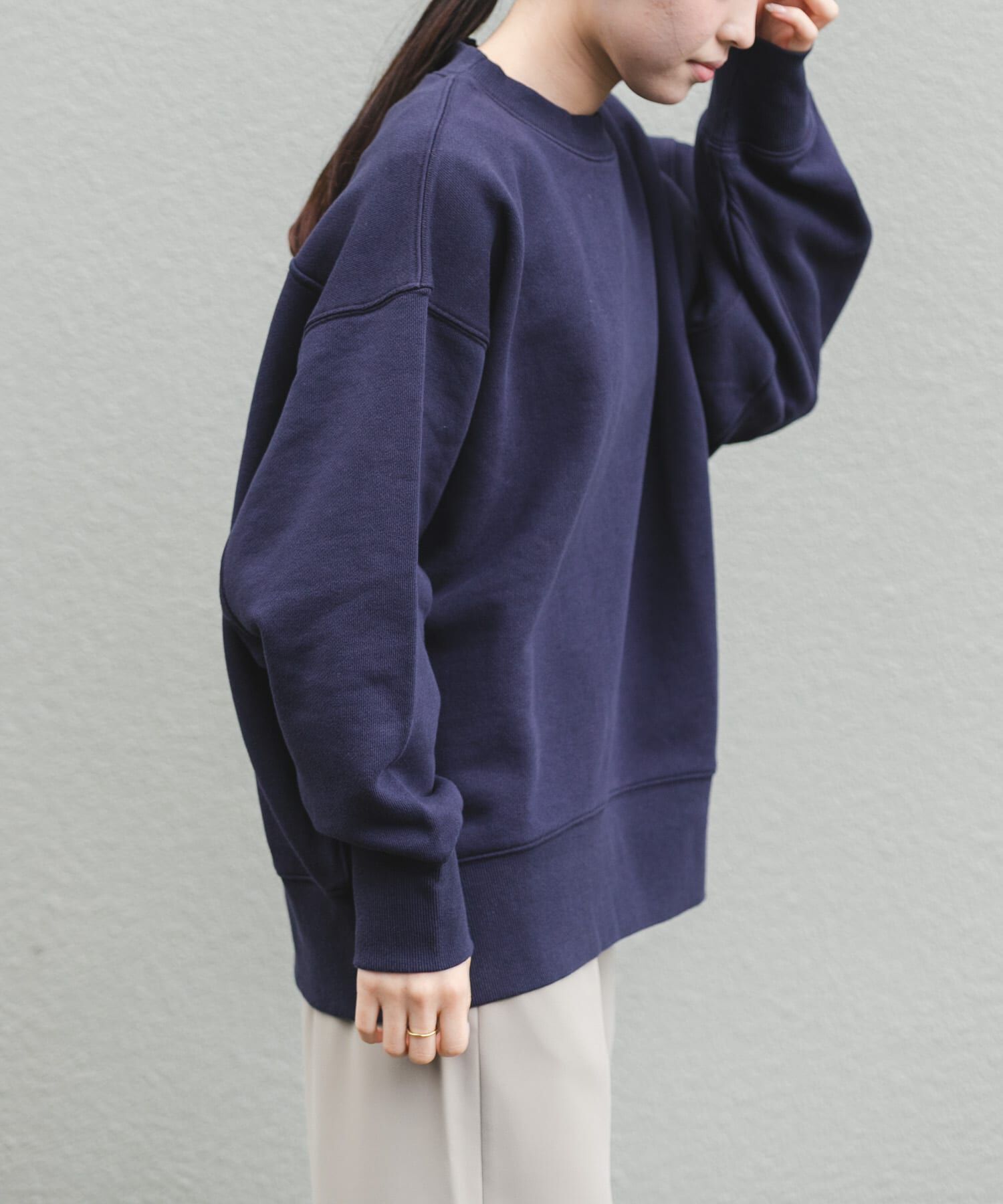 URBAN RESEARCH DOORS「FORK&SPOON　バックボタンスウェット」|スウェット・ジャージ|