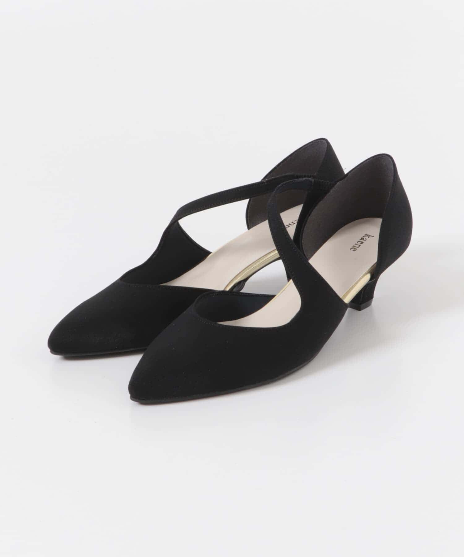 URBAN RESEARCH ROSSO「kaene　アシメストラップパンプス」|ビジネス・ドレスシューズ|