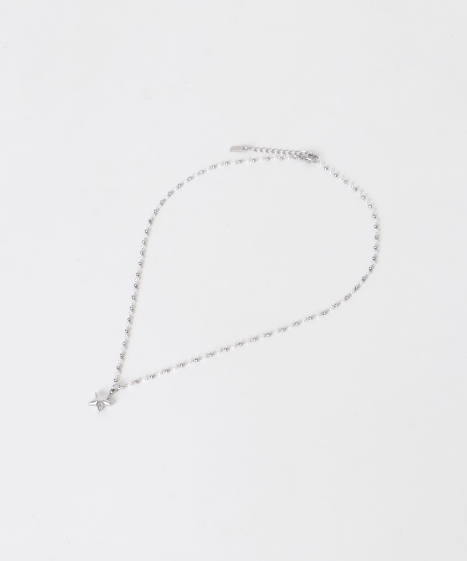 SMELLY「ステンレススタートップビーズネックレス」|ネックレス|