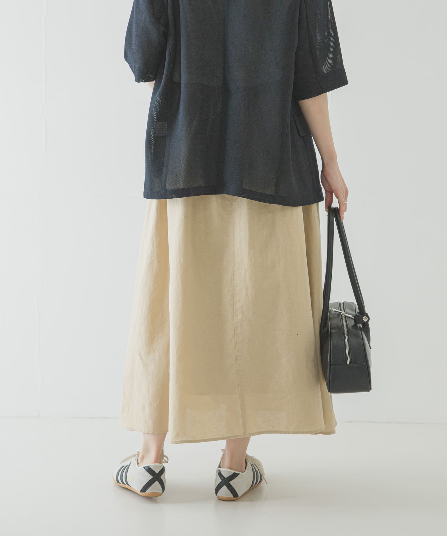 URBAN RESEARCH「リネンコットンギャザースカート」|スカート|