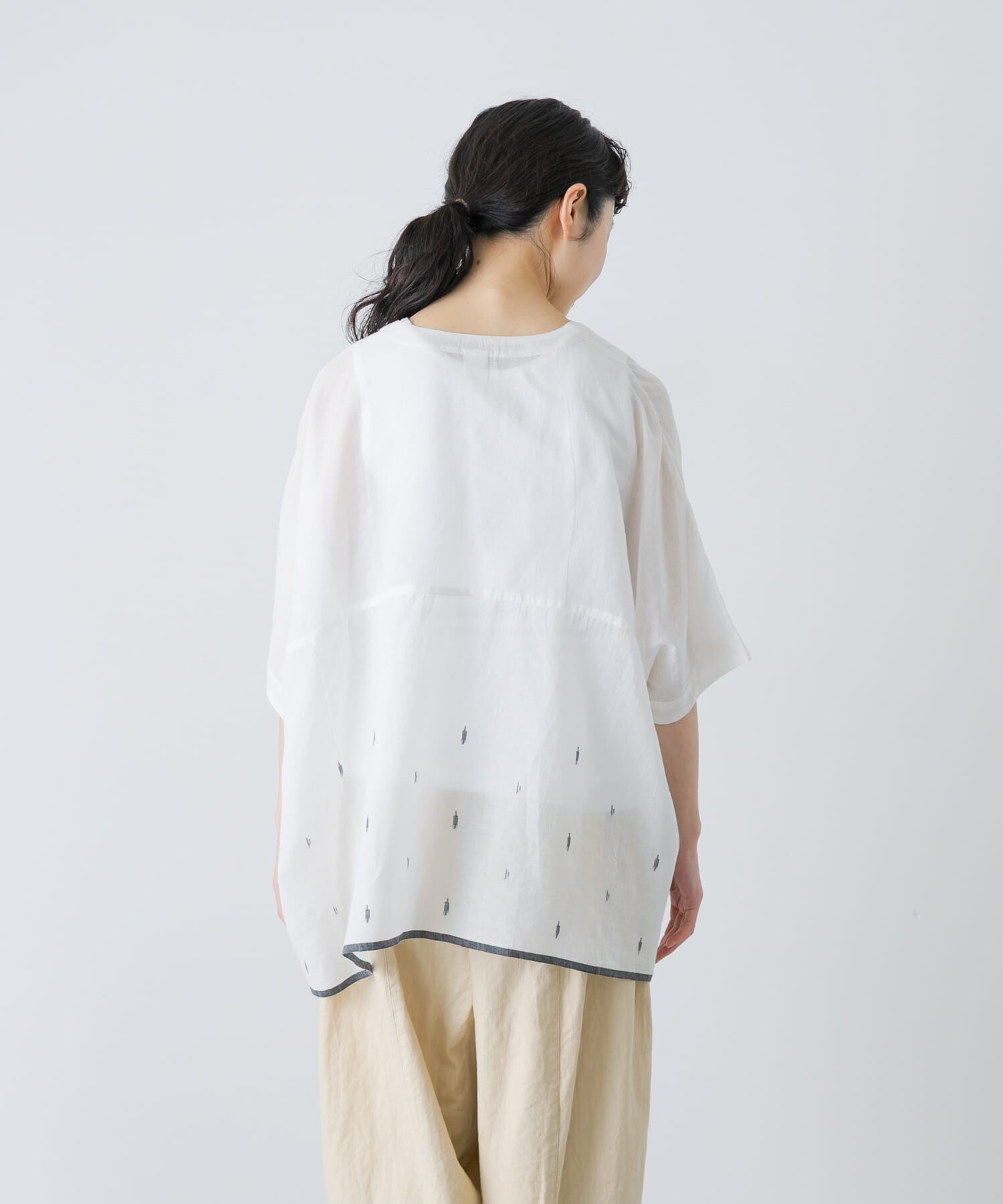 かぐれ「ジャムダニワイドプルオーバー」|シャツ・ブラウス|