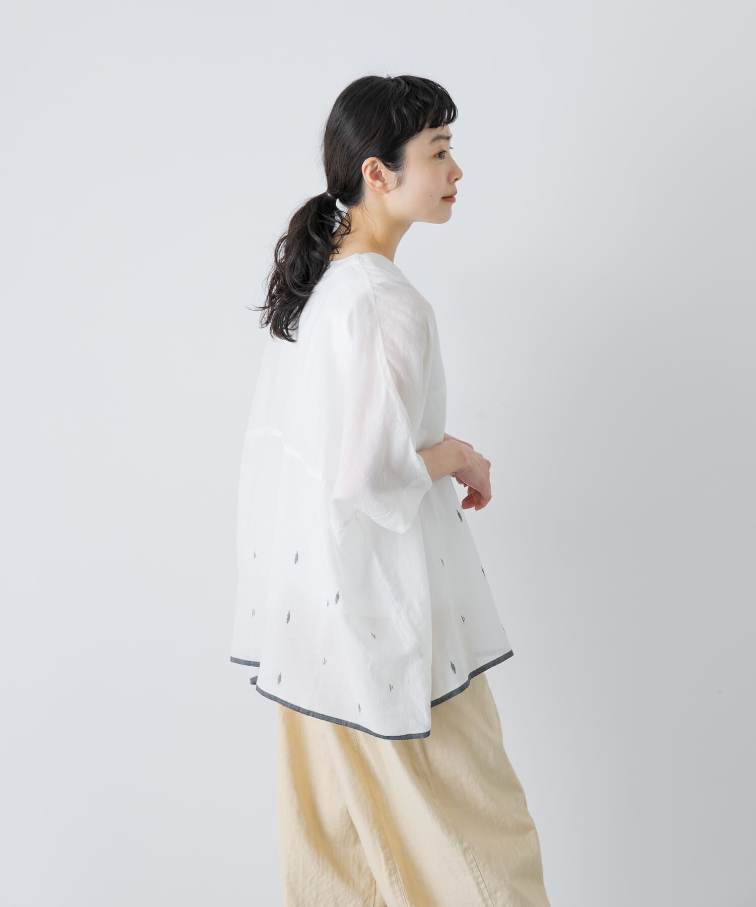 かぐれ「ジャムダニワイドプルオーバー」|シャツ・ブラウス|