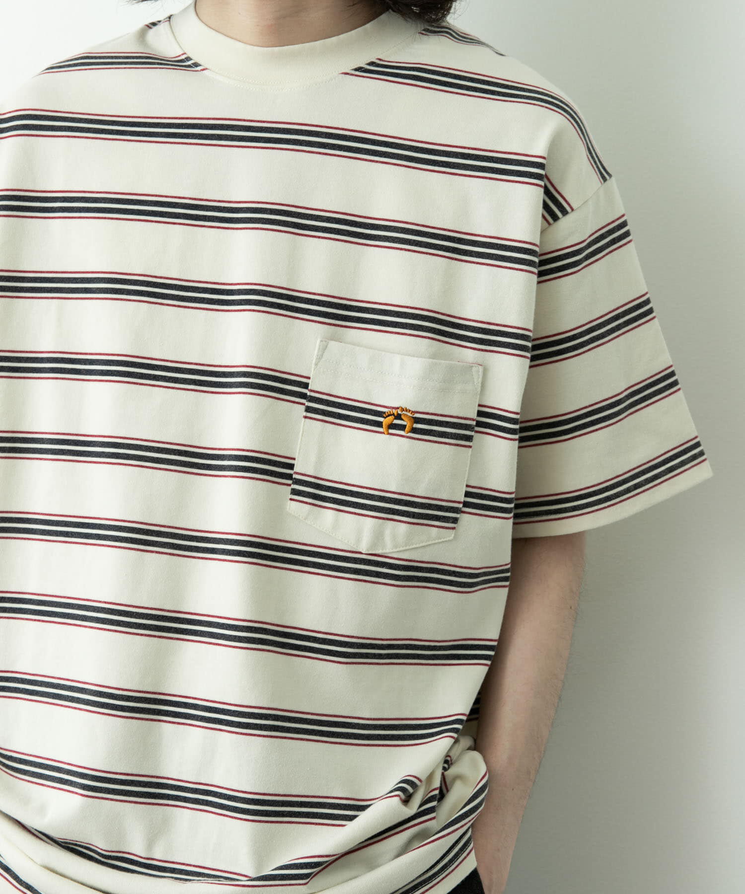 Sonny Label 「HANG TEN　LA HOJJA BORDER T-SHIRTS」|Tシャツ・カットソー|ホワイト系その他