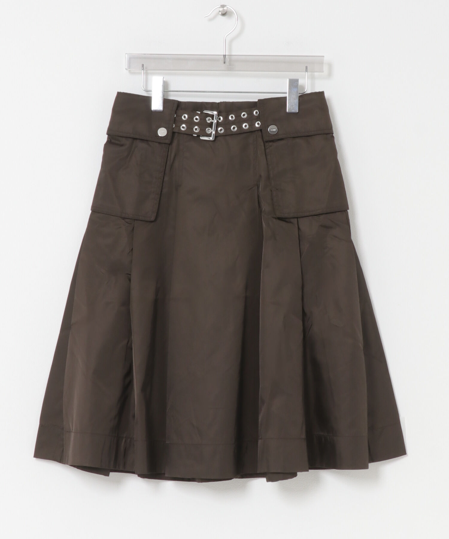 URBAN RESEARCH「GANNI　DUCHESSE NYLON POCKET SKIRT」|スカート|ブラウン