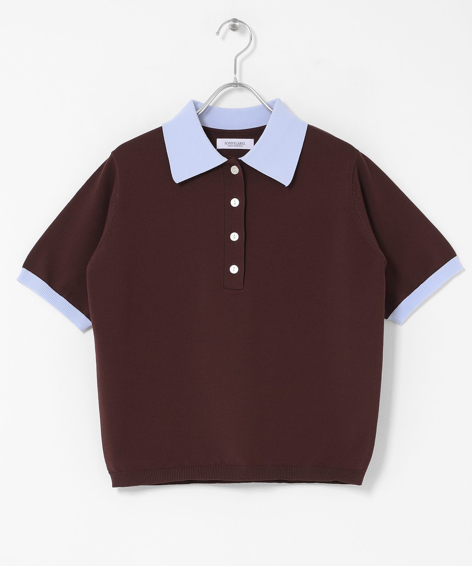 Sonny Label 「配色襟ニットポロシャツ」|ニット・セーター|