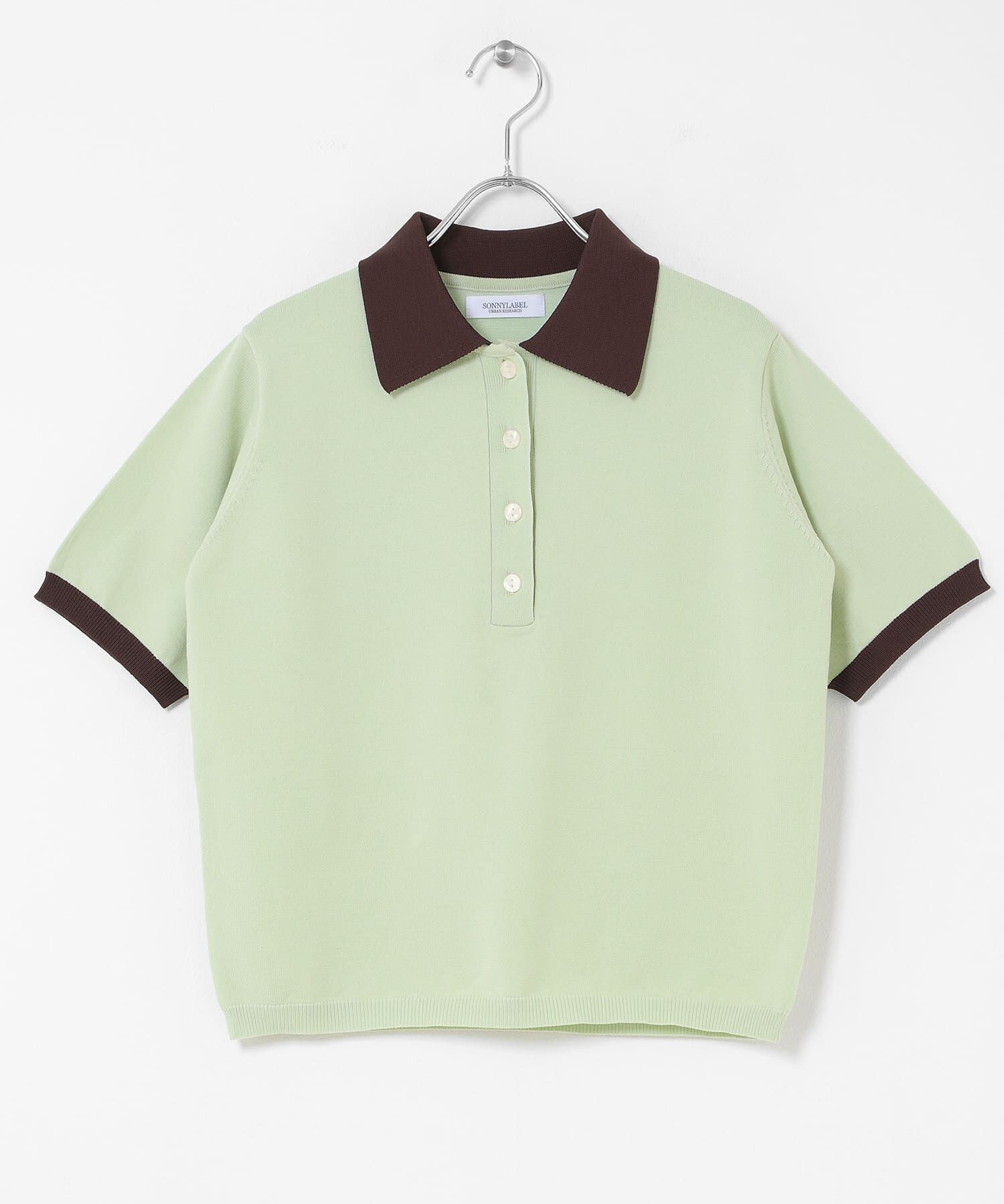 Sonny Label 「配色襟ニットポロシャツ」|ニット・セーター|