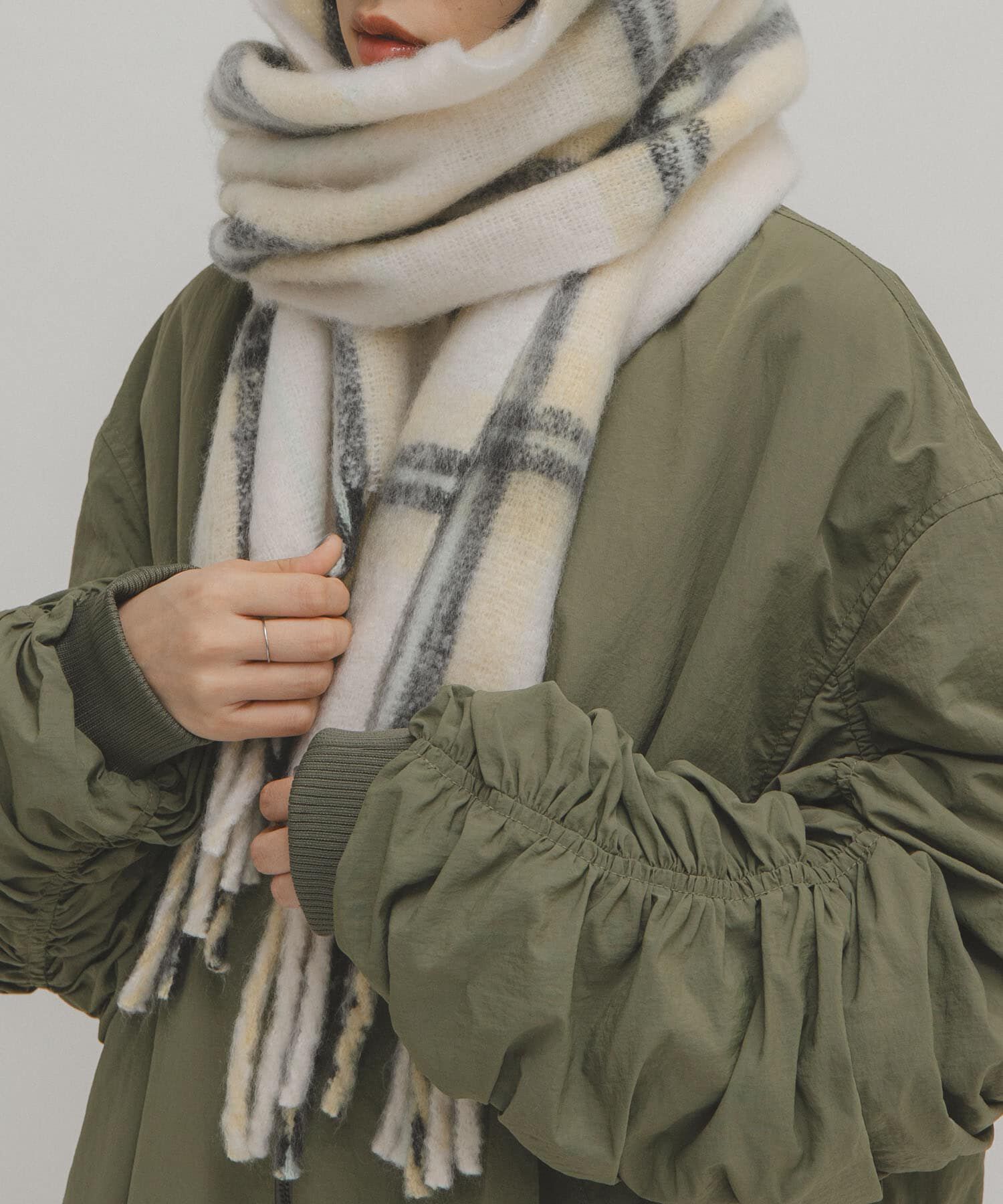  「ブークレチェックストール」|ストール|