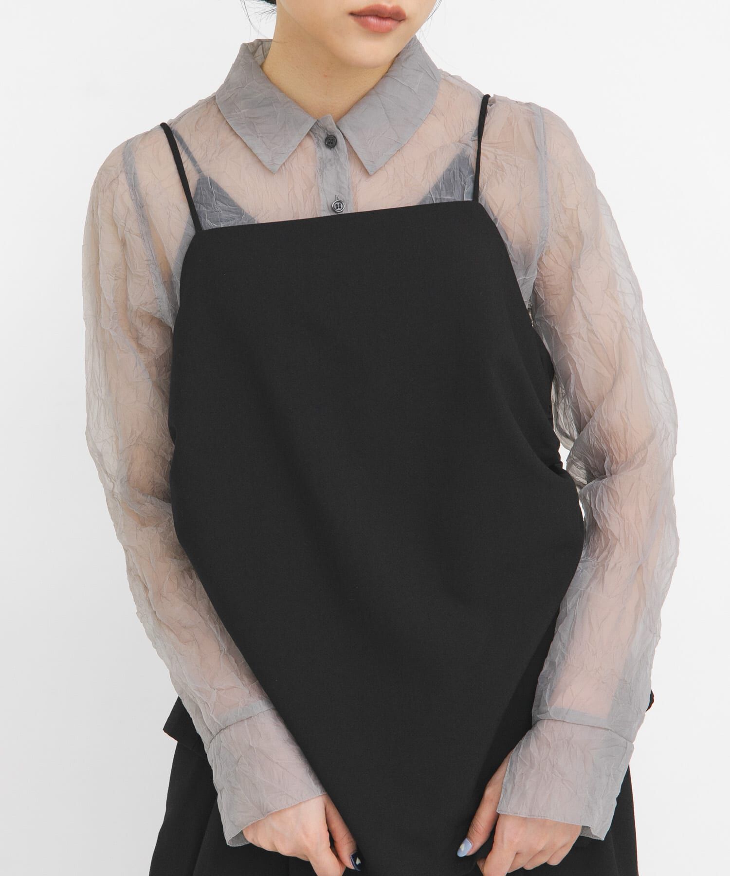  「ワッシャーシアーシャツ」|シャツ・ブラウス|