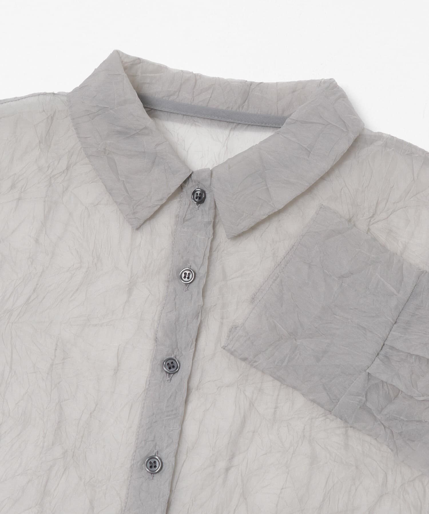  「ワッシャーシアーシャツ」|シャツ・ブラウス|