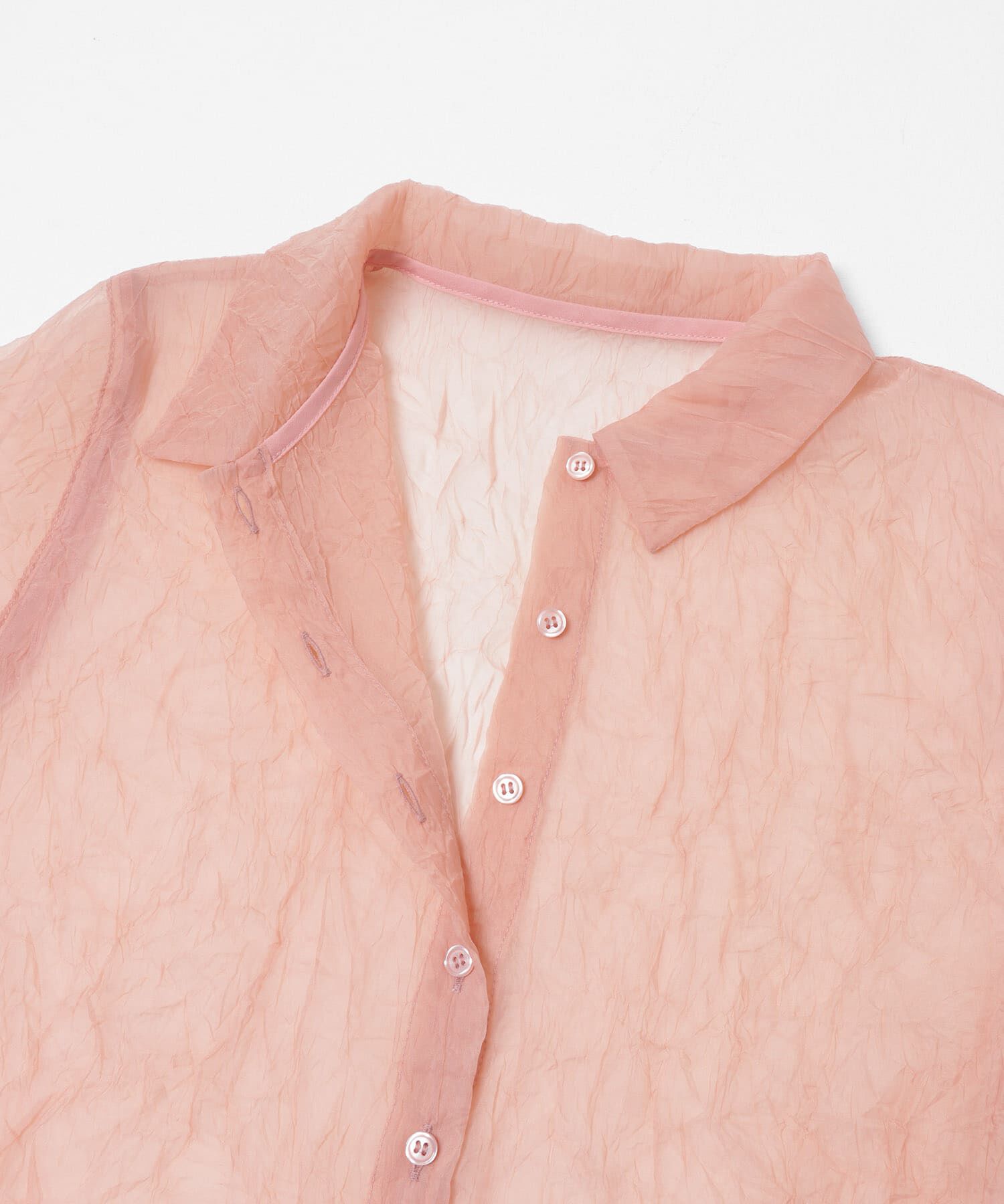  「ワッシャーシアーシャツ」|シャツ・ブラウス|