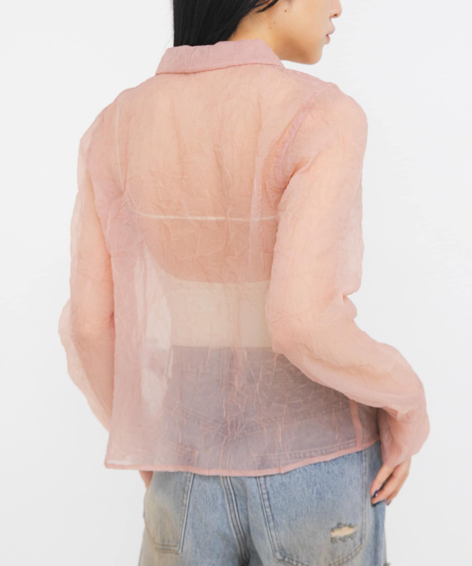  「ワッシャーシアーシャツ」|シャツ・ブラウス|