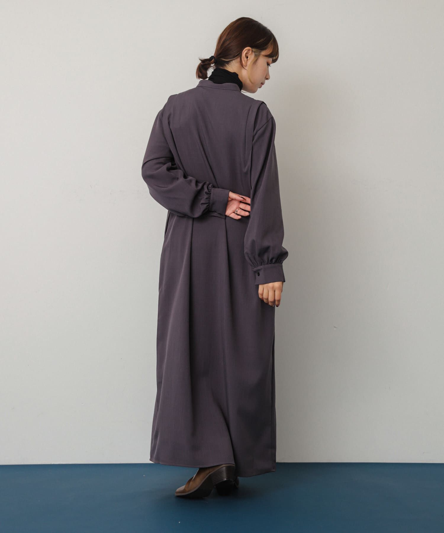 SENSE OF PLACE by URBAN RESEARCH「『Shortサイズあり』タックシャツワンピース」|ワンピース|