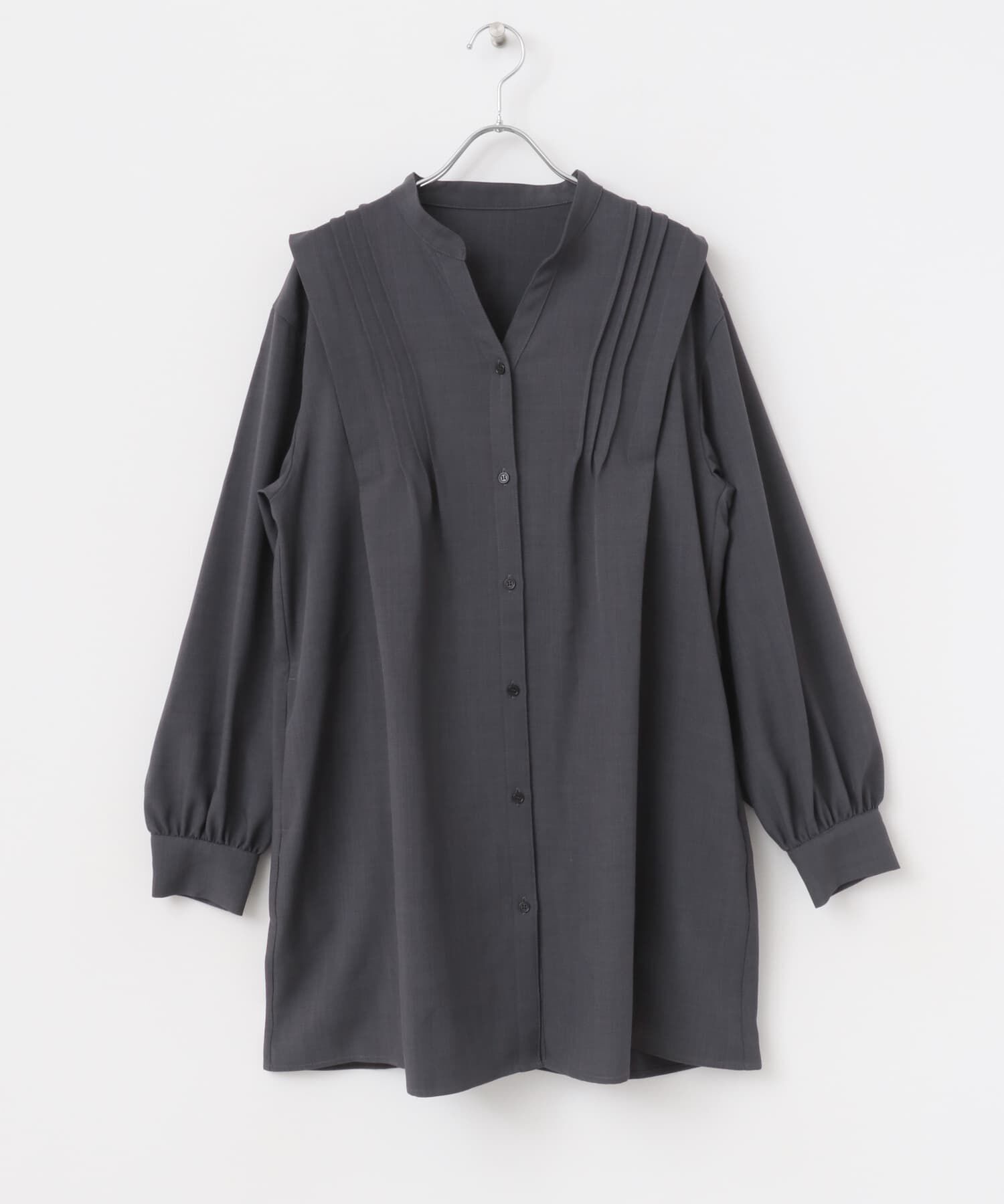 SENSE OF PLACE by URBAN RESEARCH「『Shortサイズあり』タックシャツワンピース」|ワンピース|