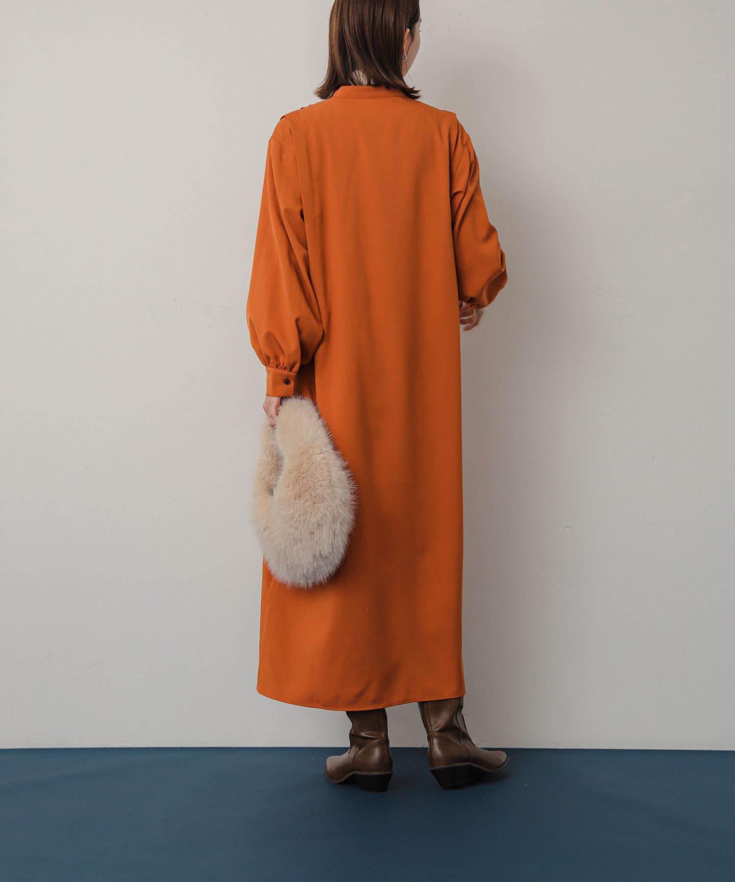 SENSE OF PLACE by URBAN RESEARCH「『Shortサイズあり』タックシャツワンピース」|ワンピース|