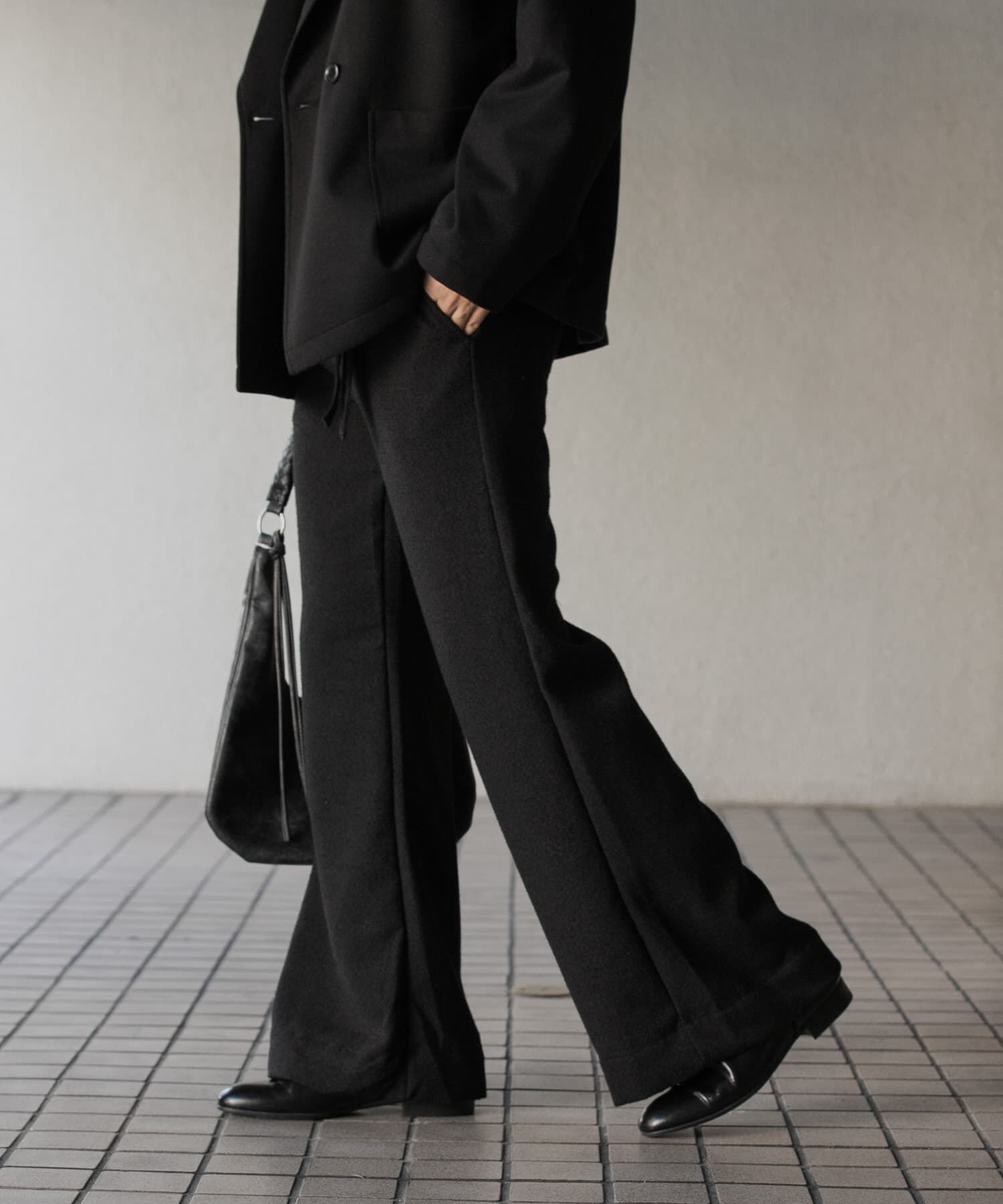 SENSE OF PLACE by URBAN RESEARCH「『わたべ&times;SOP』『セットアップ対応』ツイードワイドフレアパンツ」|その他|