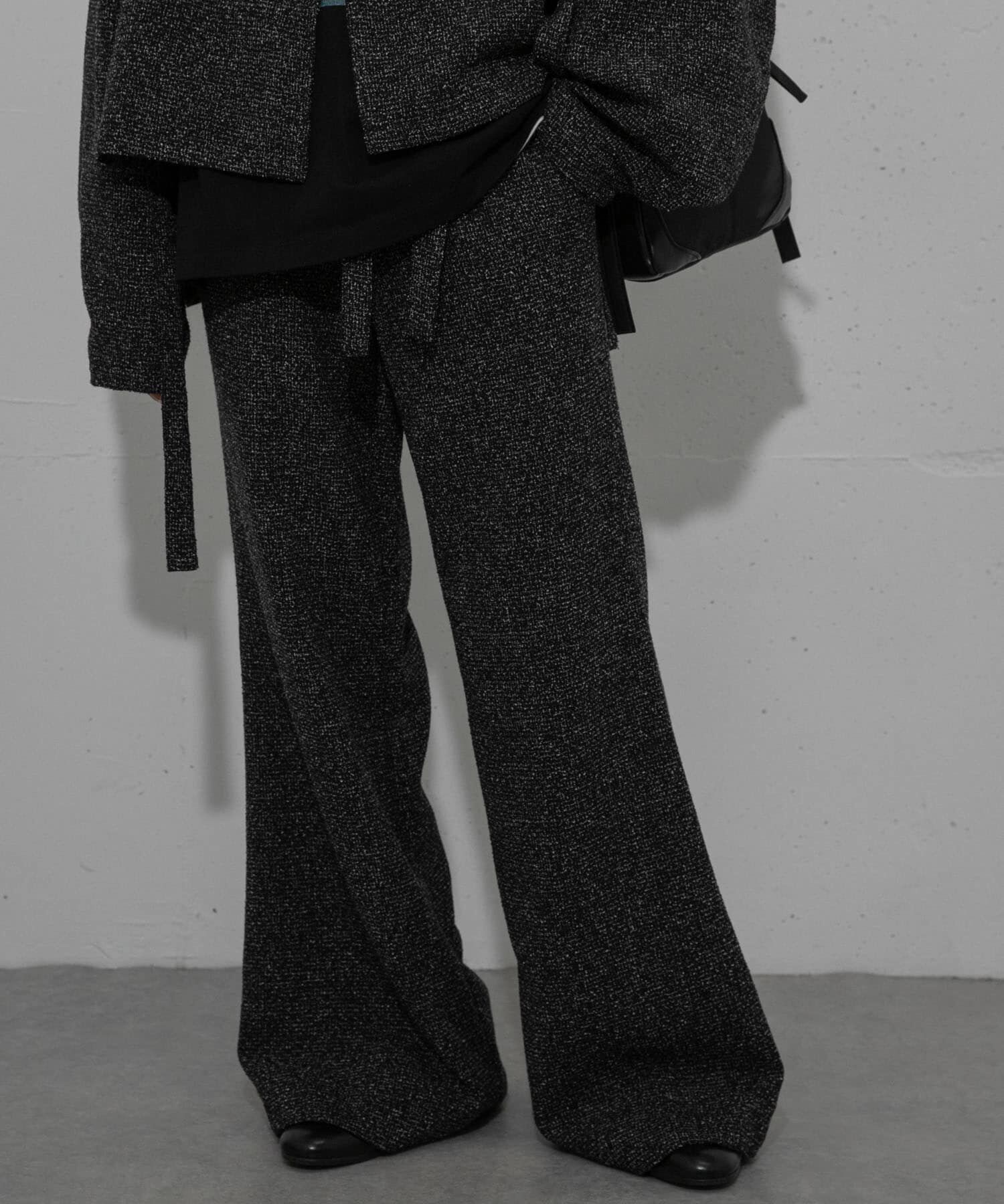 SENSE OF PLACE by URBAN RESEARCH「『わたべ&times;SOP』『セットアップ対応』ツイードワイドフレアパンツ」|その他|