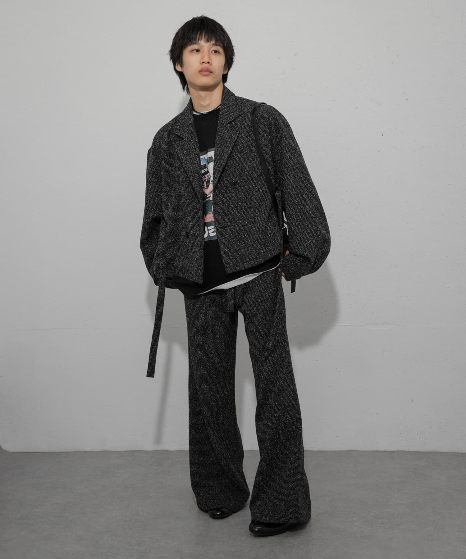 SENSE OF PLACE by URBAN RESEARCH「『わたべ&times;SOP』『セットアップ対応』ツイードワイドフレアパンツ」|その他|