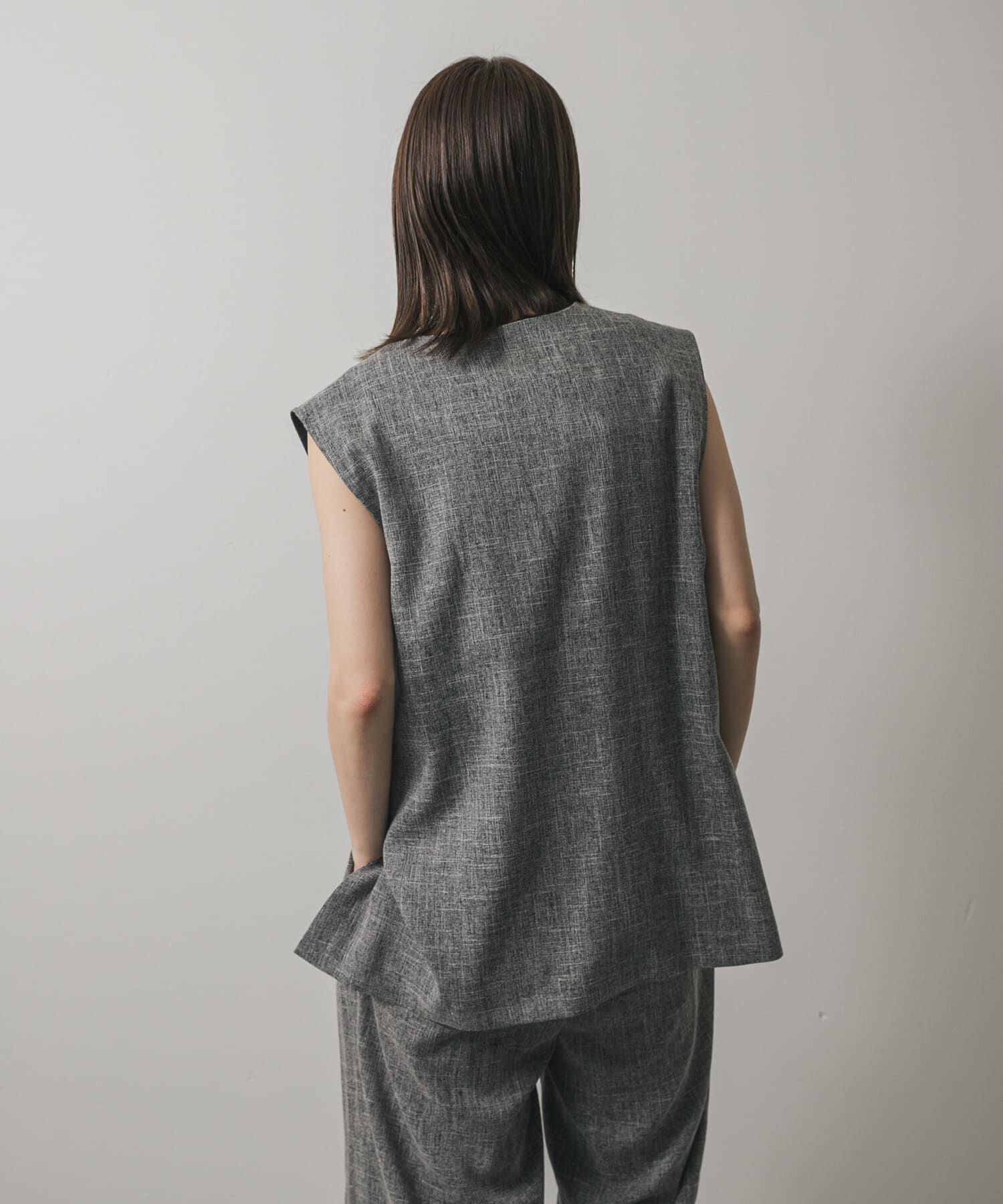 SENSE OF PLACE by URBAN RESEARCH「スキッパーツイードベスト」|ベスト・ジレ|