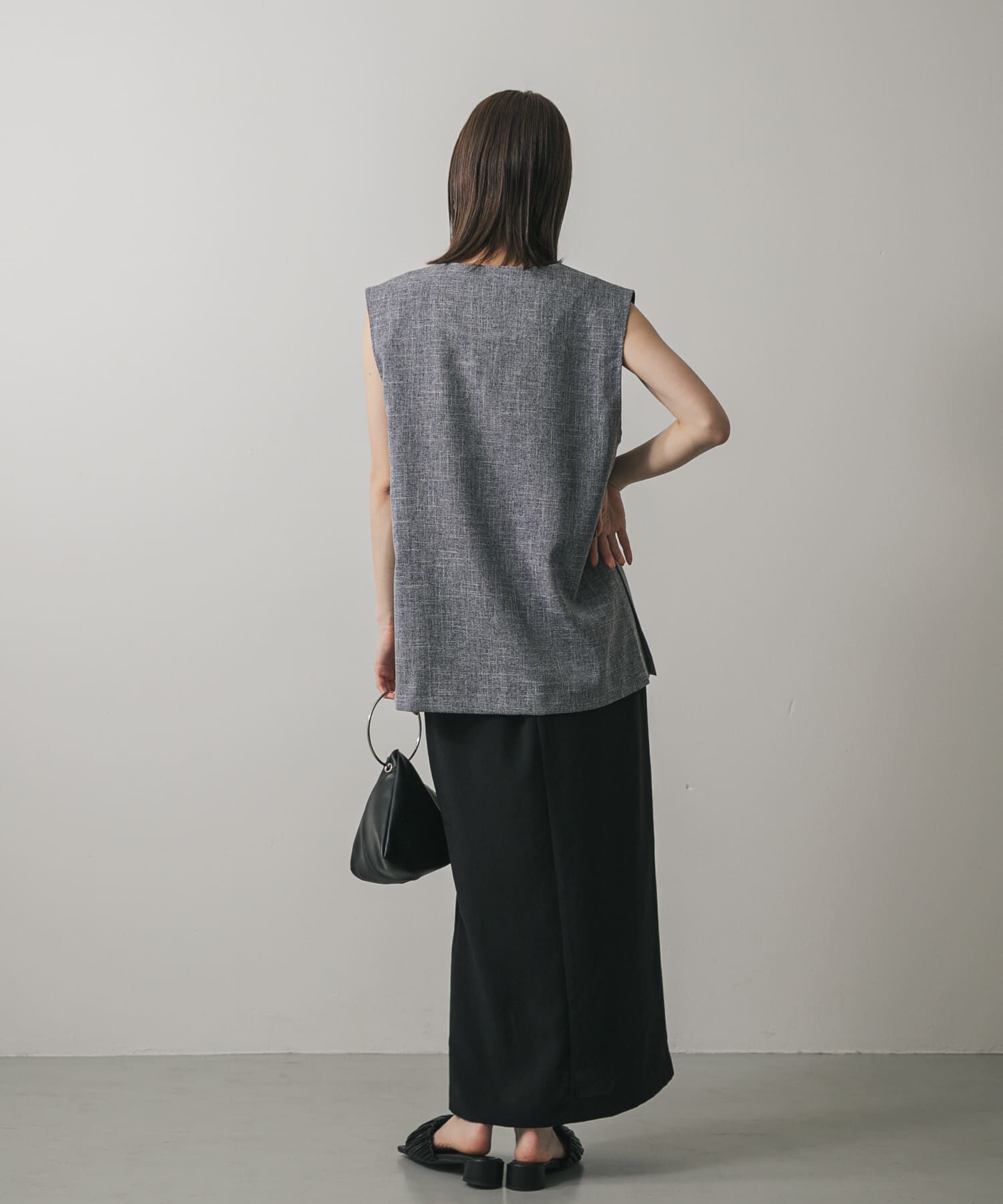 SENSE OF PLACE by URBAN RESEARCH「スキッパーツイードベスト」|ベスト・ジレ|