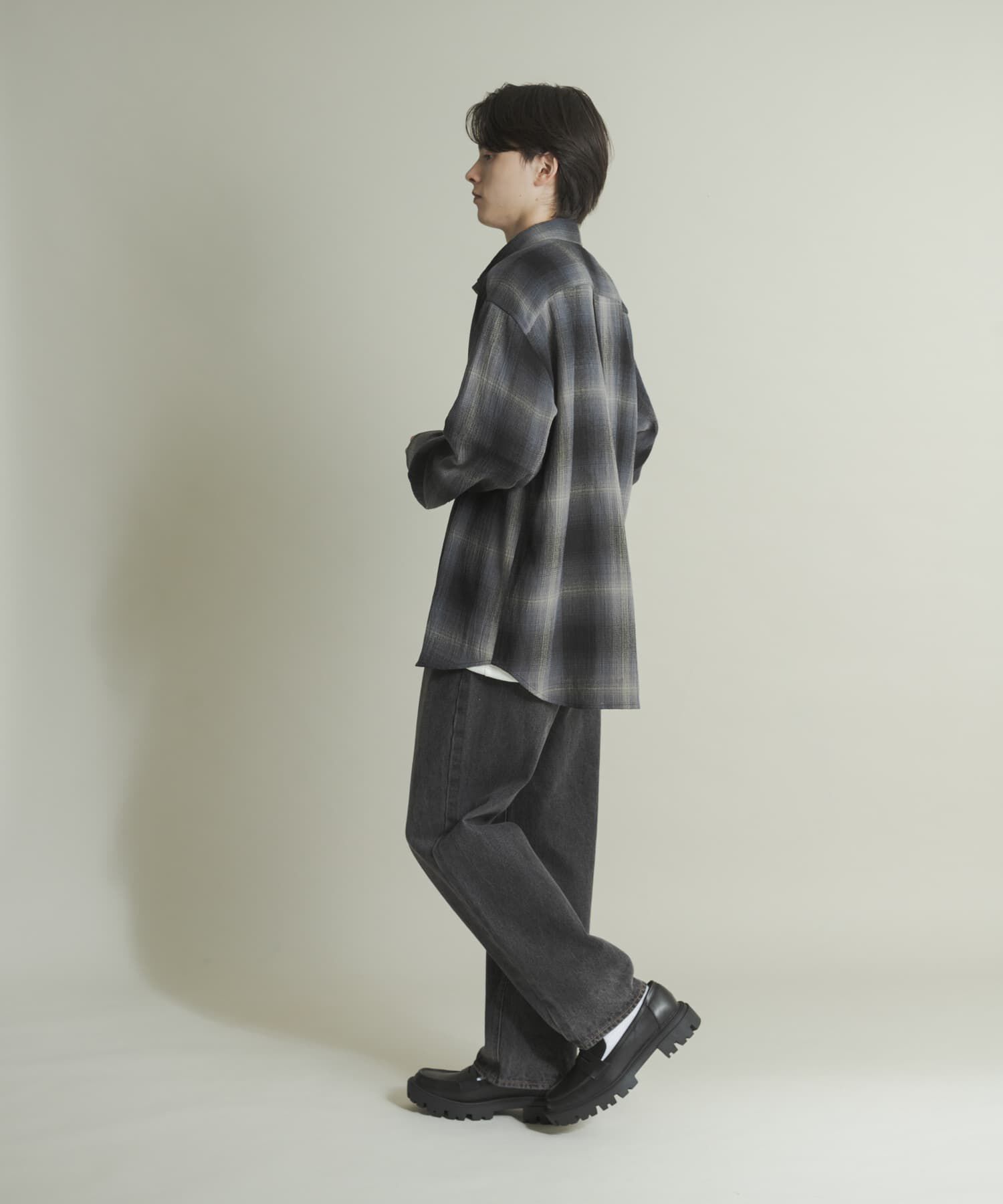 SENSE OF PLACE by URBAN RESEARCH「『WEB限定』ハードウォッシュデニムワイドパンツ」|デニム|