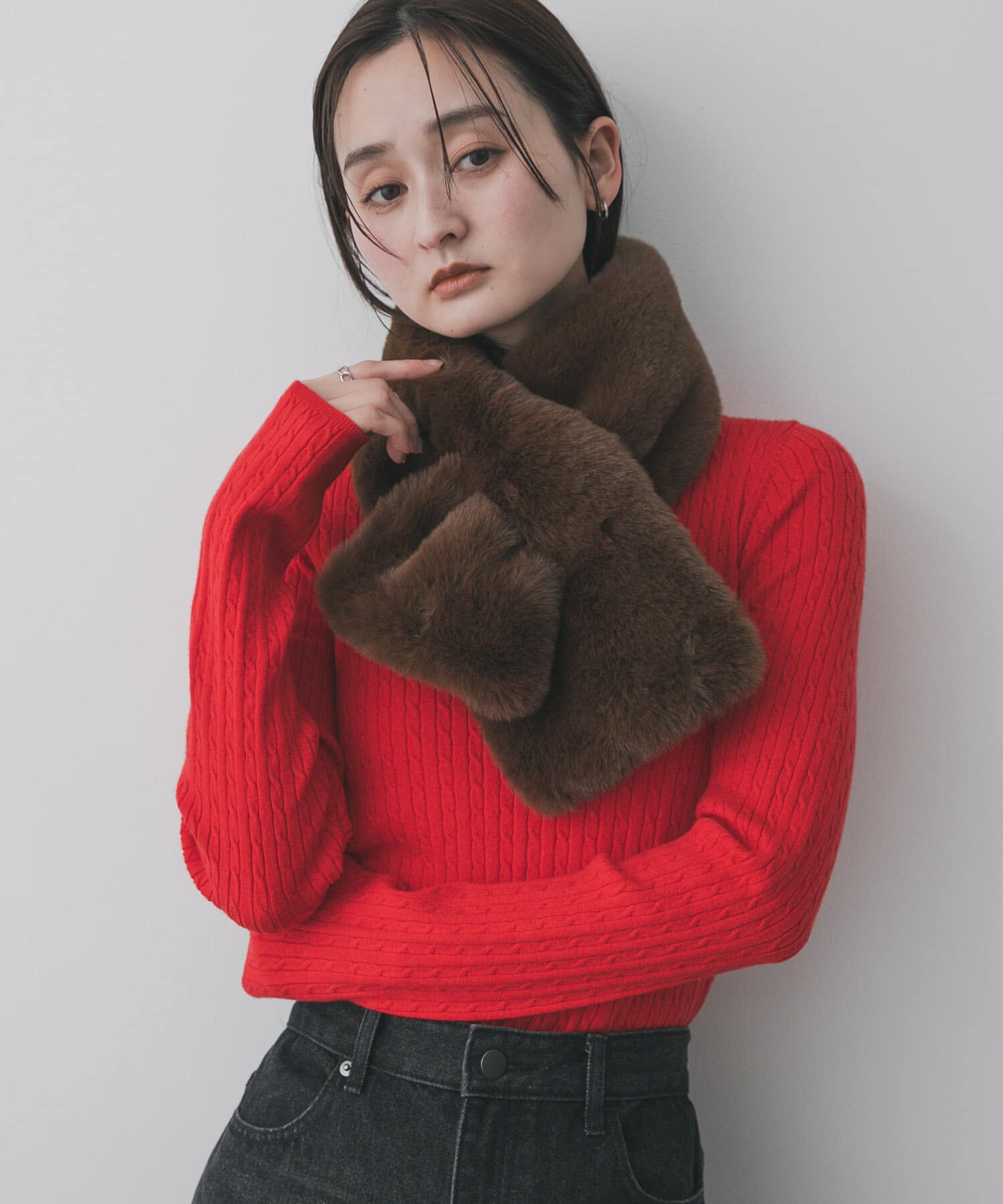 SENSE OF PLACE by URBAN RESEARCH「ボリュームエコファーティペット」|マフラー|