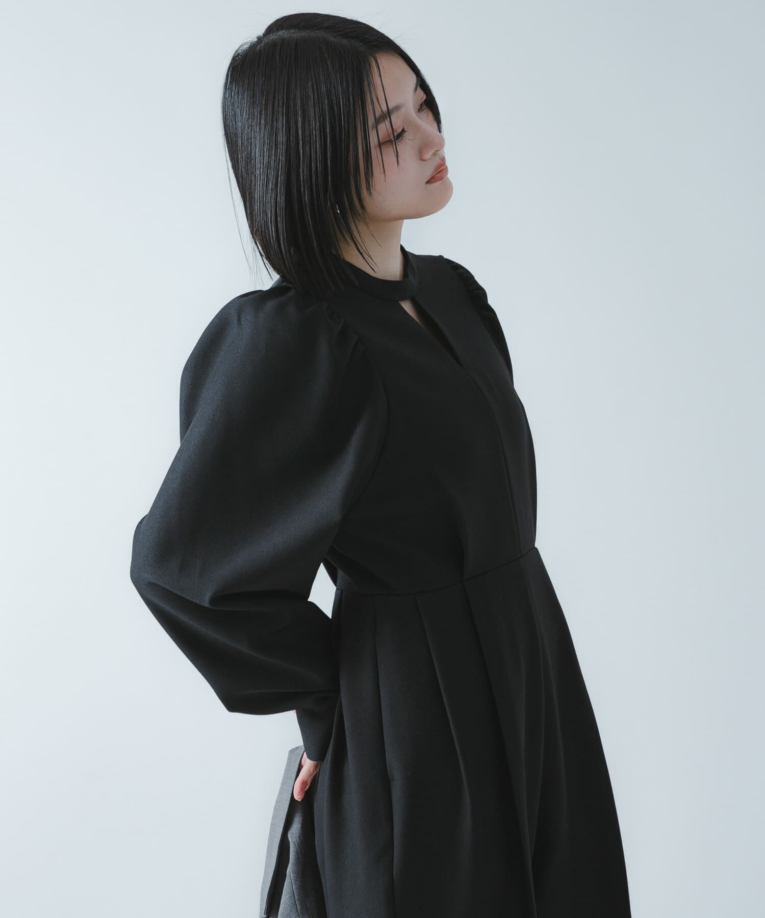 SENSE OF PLACE by URBAN RESEARCH「『撥水/防花粉』SKINProofパフショルダーオールインワン」|ワンピース|