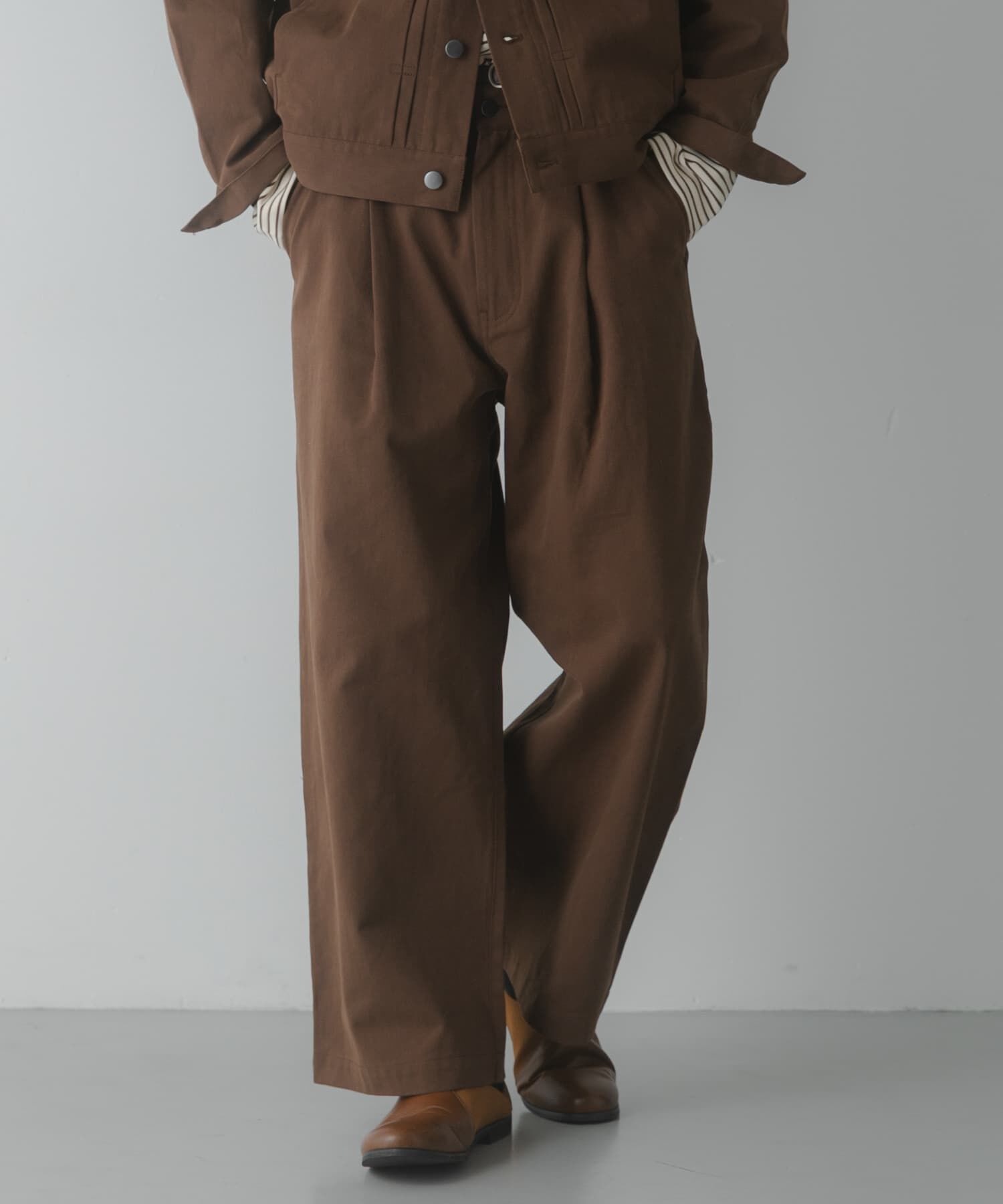 SENSE OF PLACE by URBAN RESEARCH「コットンツイルタックワイドパンツ」|その他|