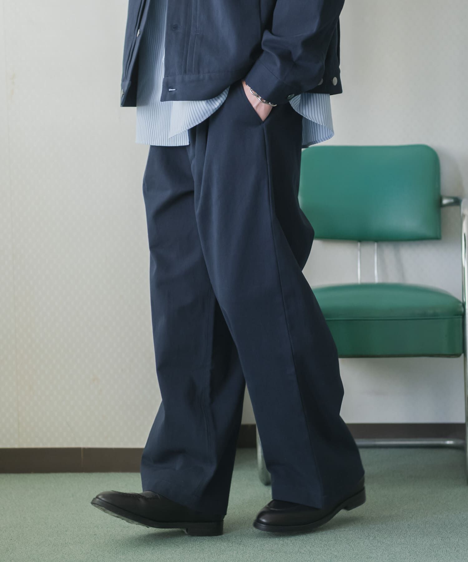 SENSE OF PLACE by URBAN RESEARCH「コットンツイルタックワイドパンツ」|その他|