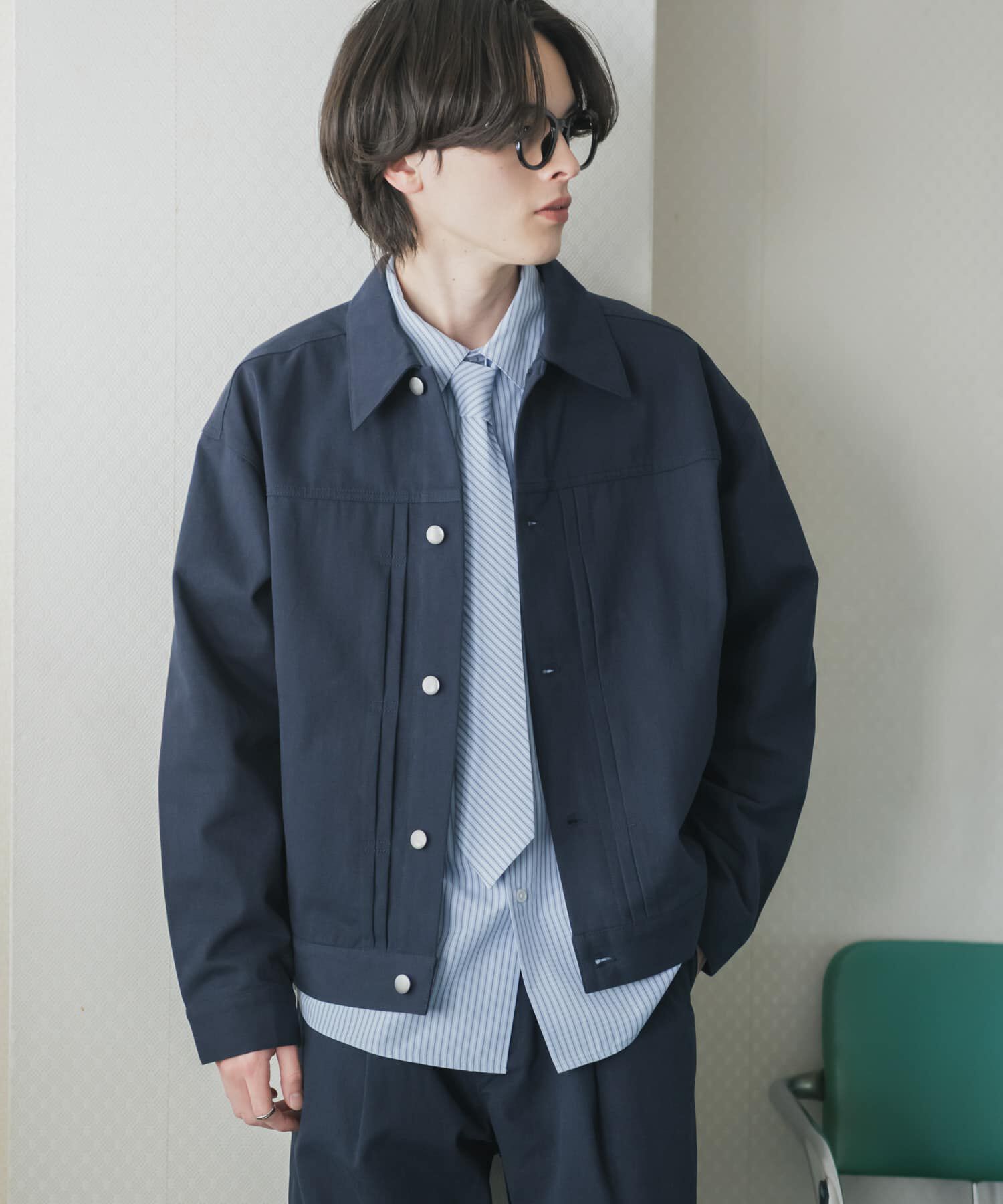 SENSE OF PLACE by URBAN RESEARCH「コットンツイルブルゾン」|ブルゾン・スタジャン|