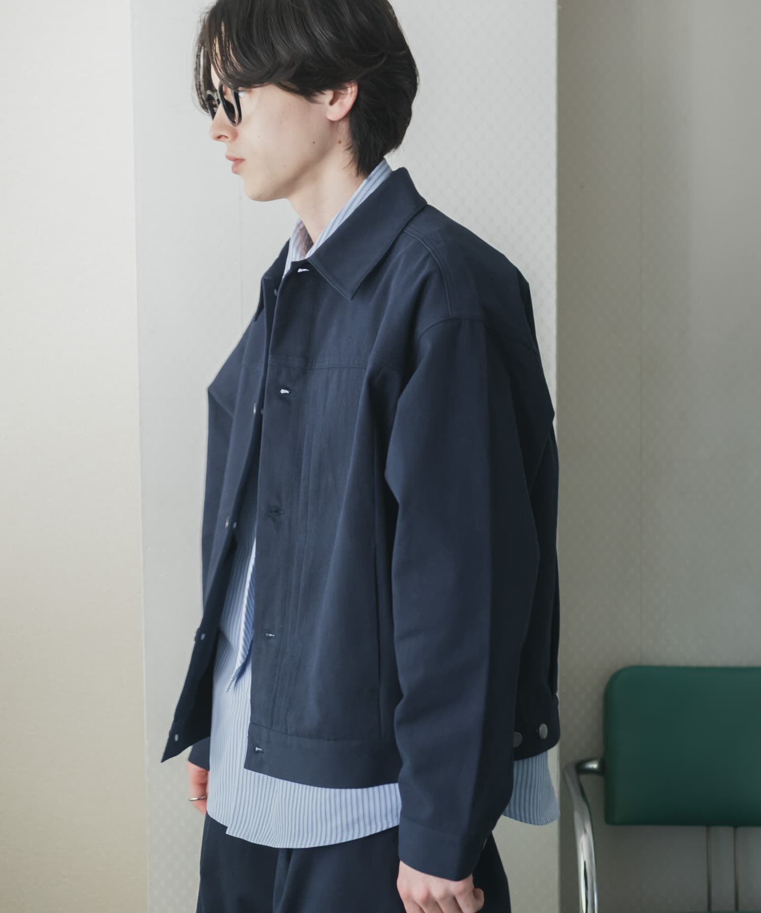 SENSE OF PLACE by URBAN RESEARCH「コットンツイルブルゾン」|ブルゾン・スタジャン|