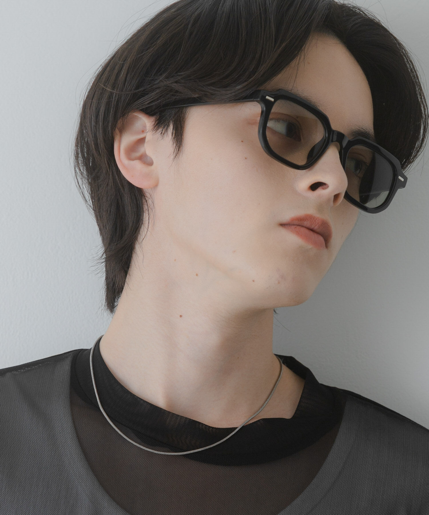 SENSE OF PLACE by URBAN RESEARCH「スクエアウェリントンサングラス」|メガネ|ブラック