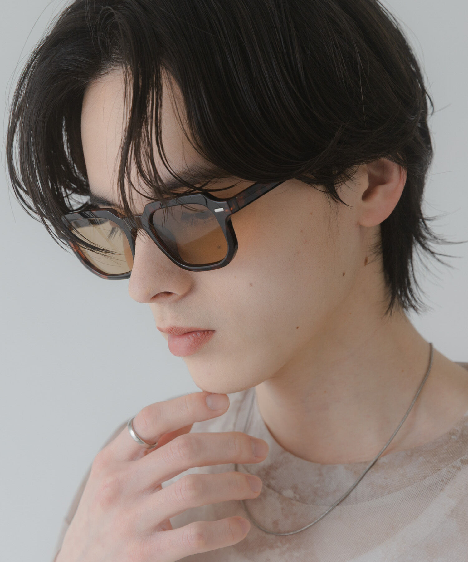 SENSE OF PLACE by URBAN RESEARCH「スクエアウェリントンサングラス」|メガネ|