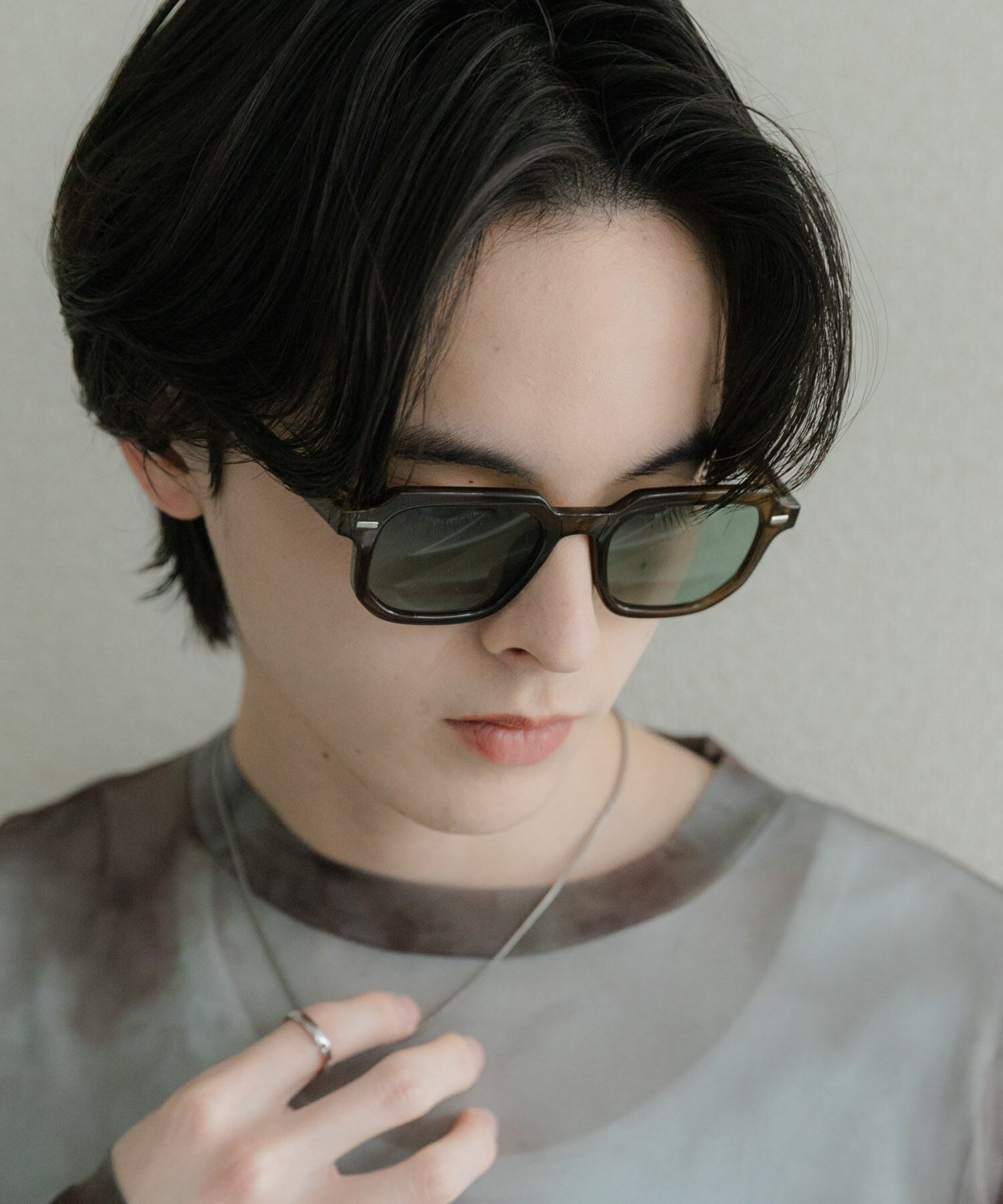 SENSE OF PLACE by URBAN RESEARCH「スクエアウェリントンサングラス」|メガネ|