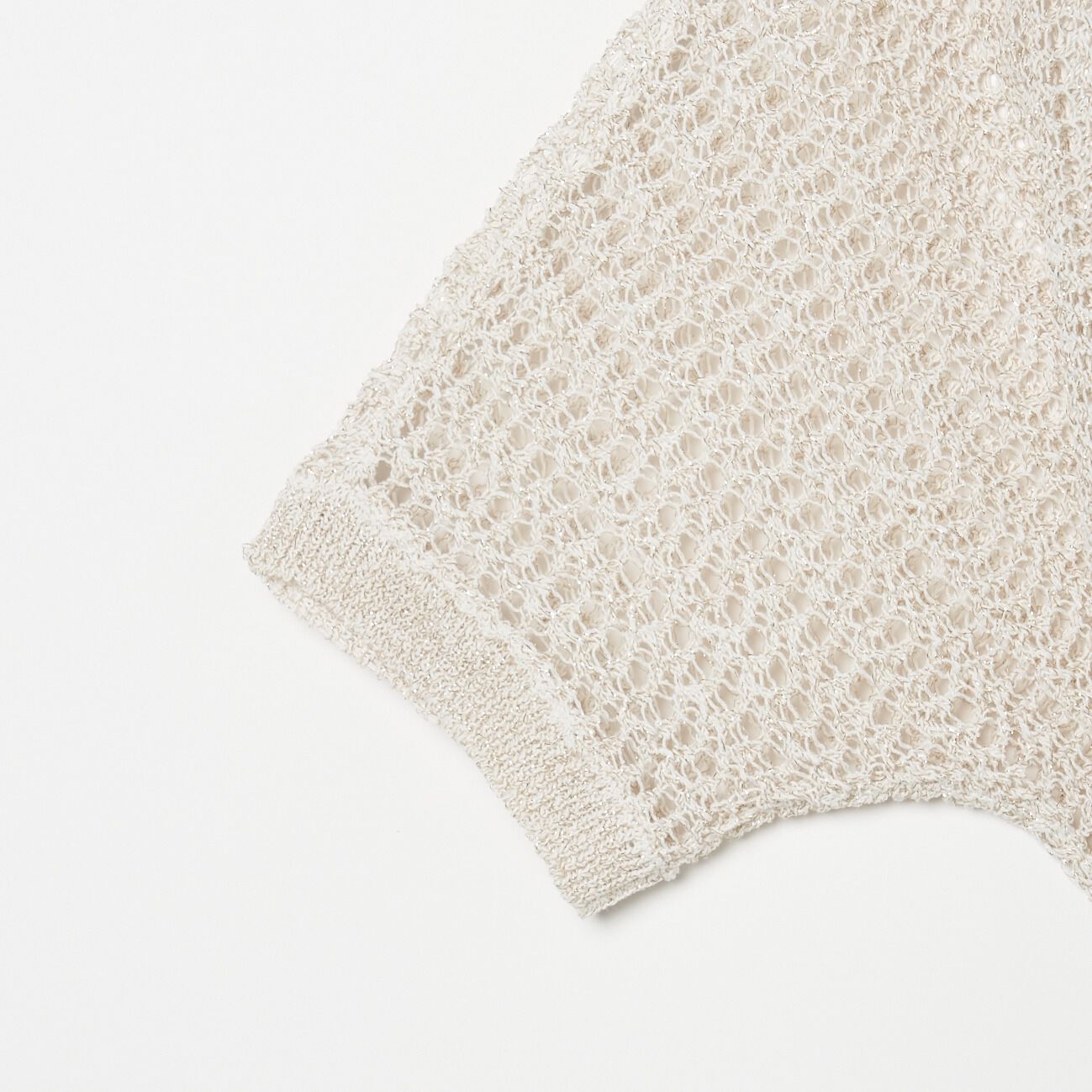 HELIOPOLE「HELIOPOLE GLITTER CROCHET 2WAY KNIT」|ニット・セーター|