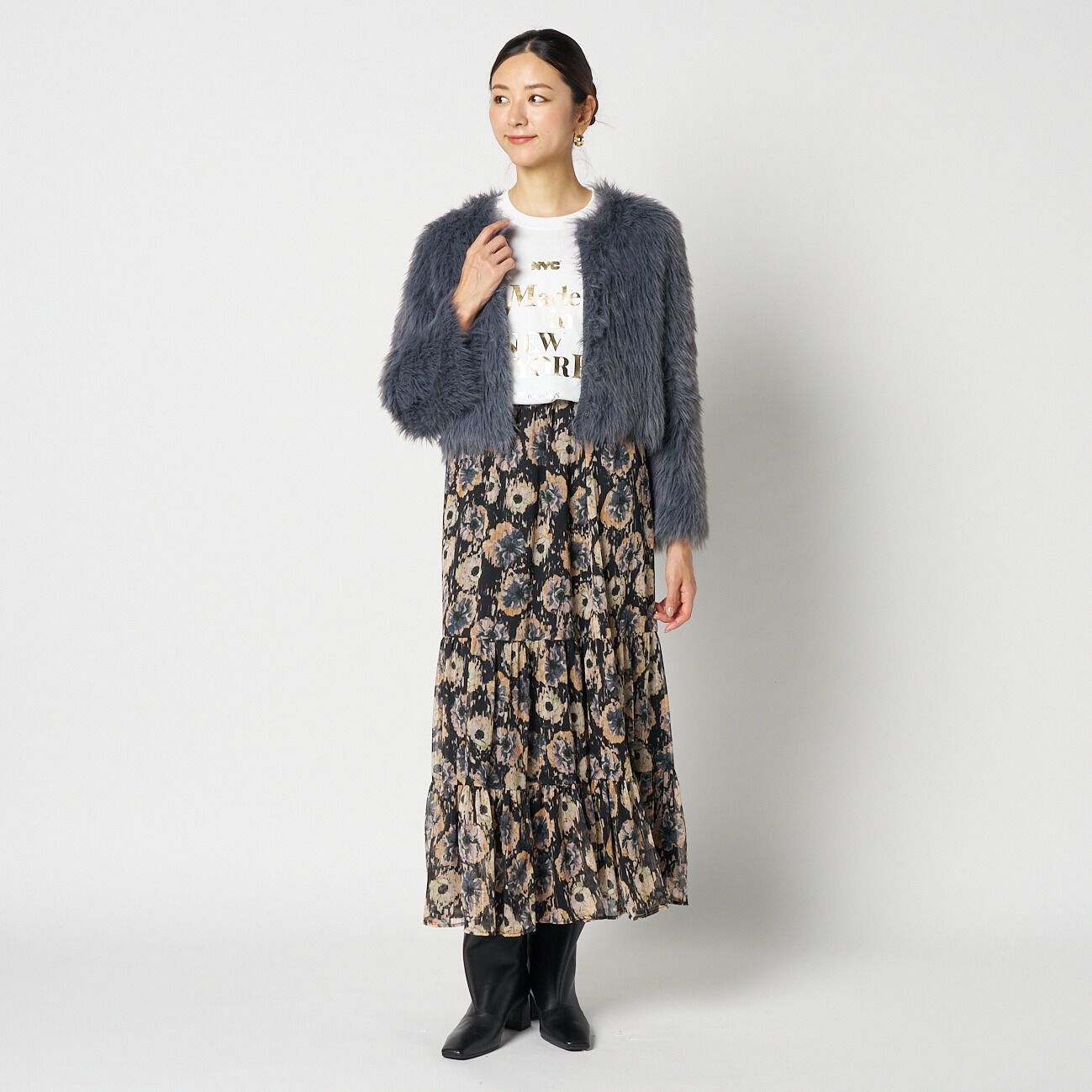 HELIOPOLE「HELIOPOLE FUR KNIT CARDIGAN」|ニット・セーター|