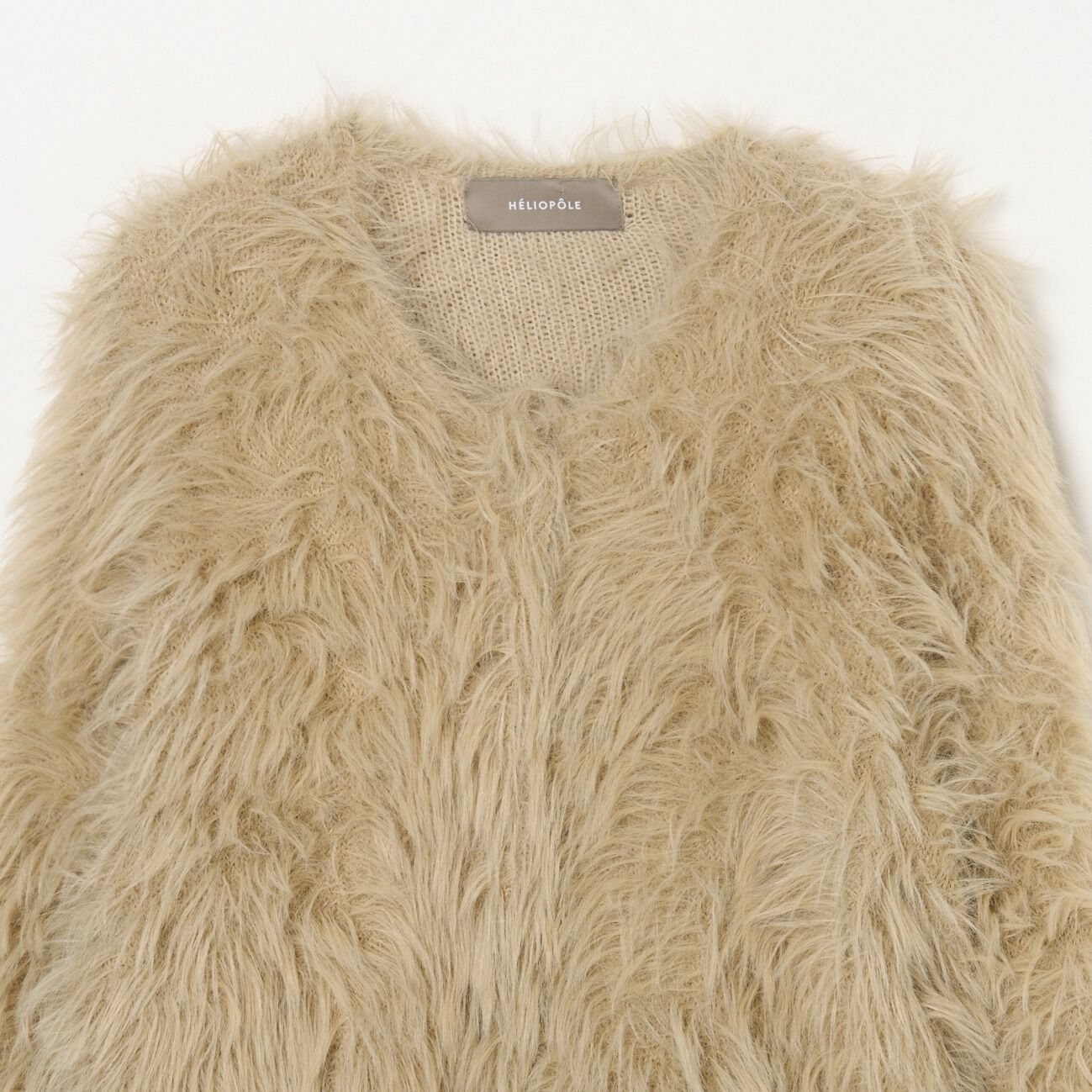 HELIOPOLE「HELIOPOLE FUR KNIT CARDIGAN」|ニット・セーター|
