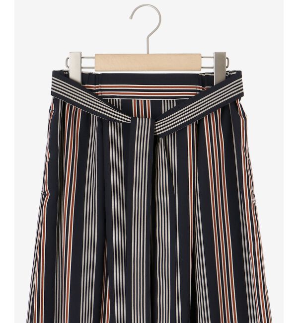 le.coeur blanc「マルチストライプウエストリボンスカート」|スカート|